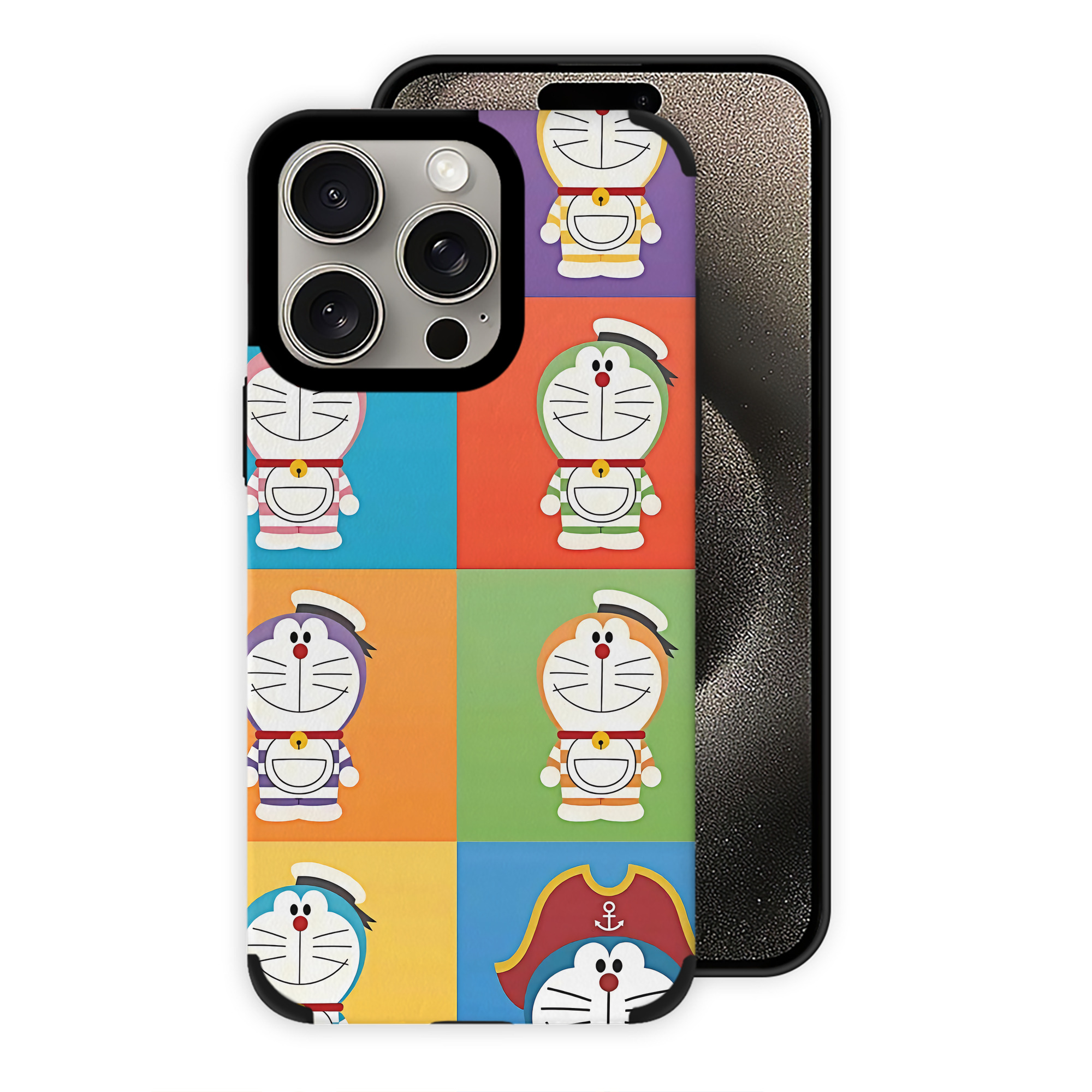 （画像用） ドラえもん Doraemon 【iPhone15ProMax対応】 PUレザー スマホケース 耐衝撃＆黄変防止