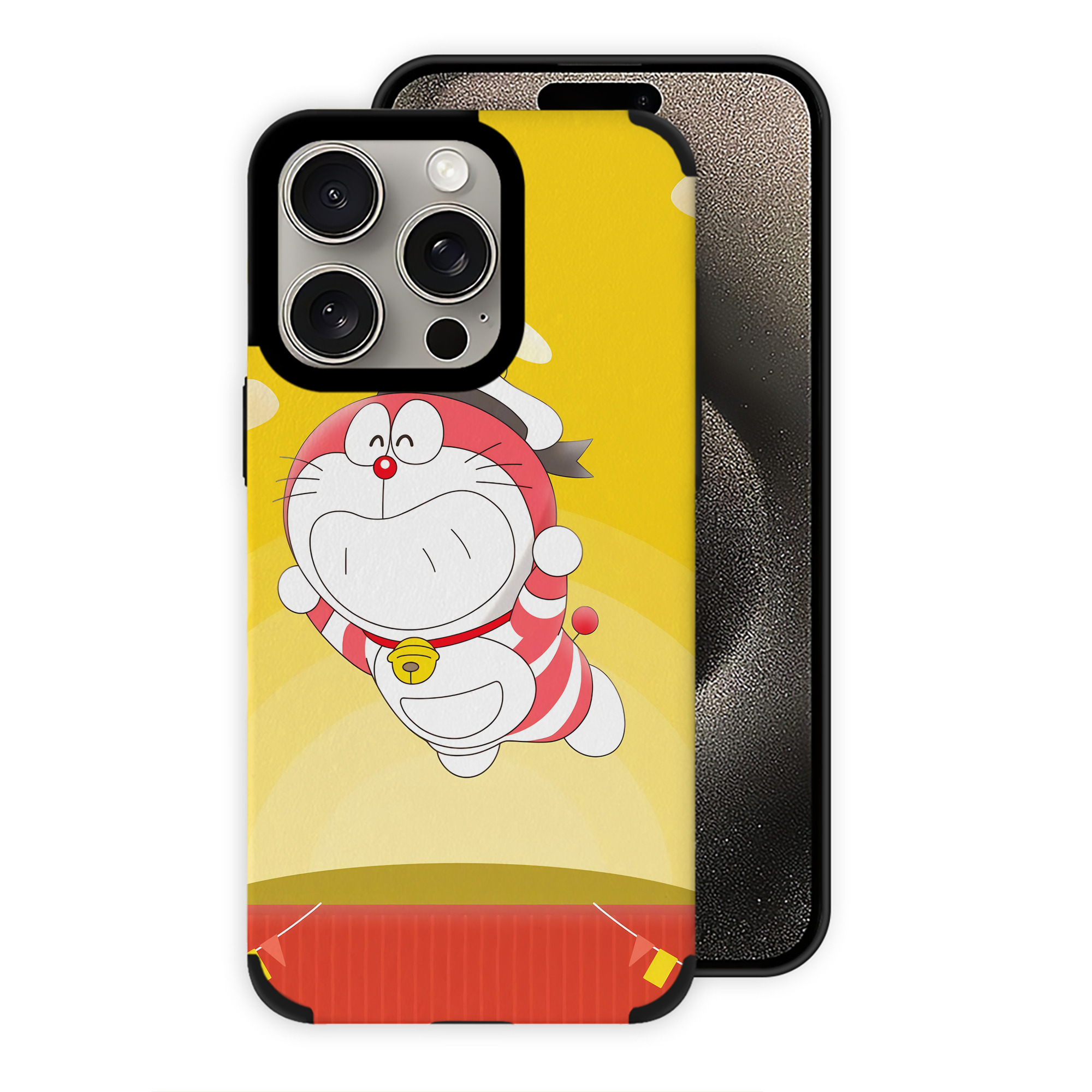 （画像用） ドラえもん Doraemon 【iPhone15ProMax対応】 PUレザー スマホケース 耐衝撃＆黄変防止
