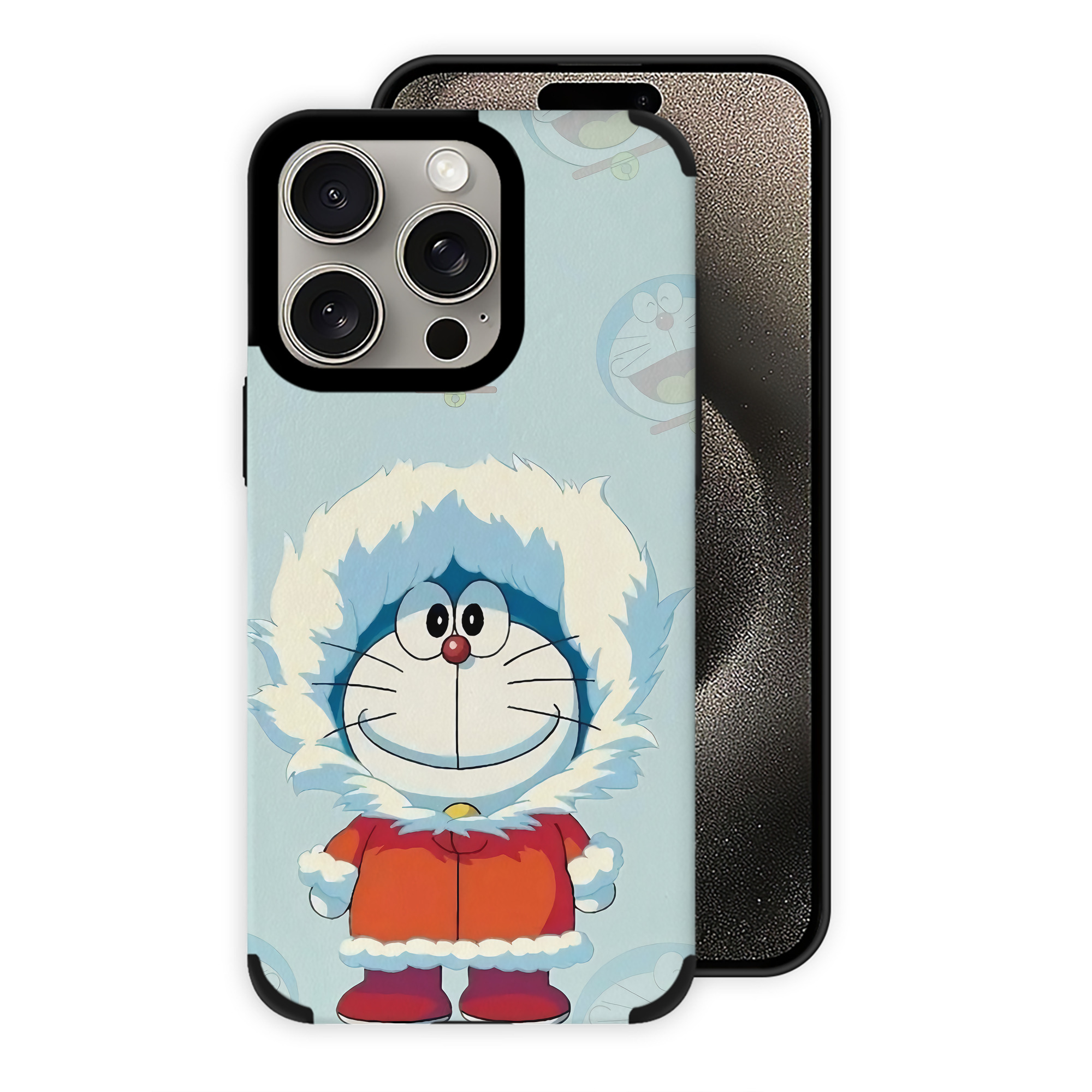 （画像用） ドラえもん Doraemon 【iPhone15ProMax対応】 PUレザー スマホケース 耐衝撃＆黄変防止