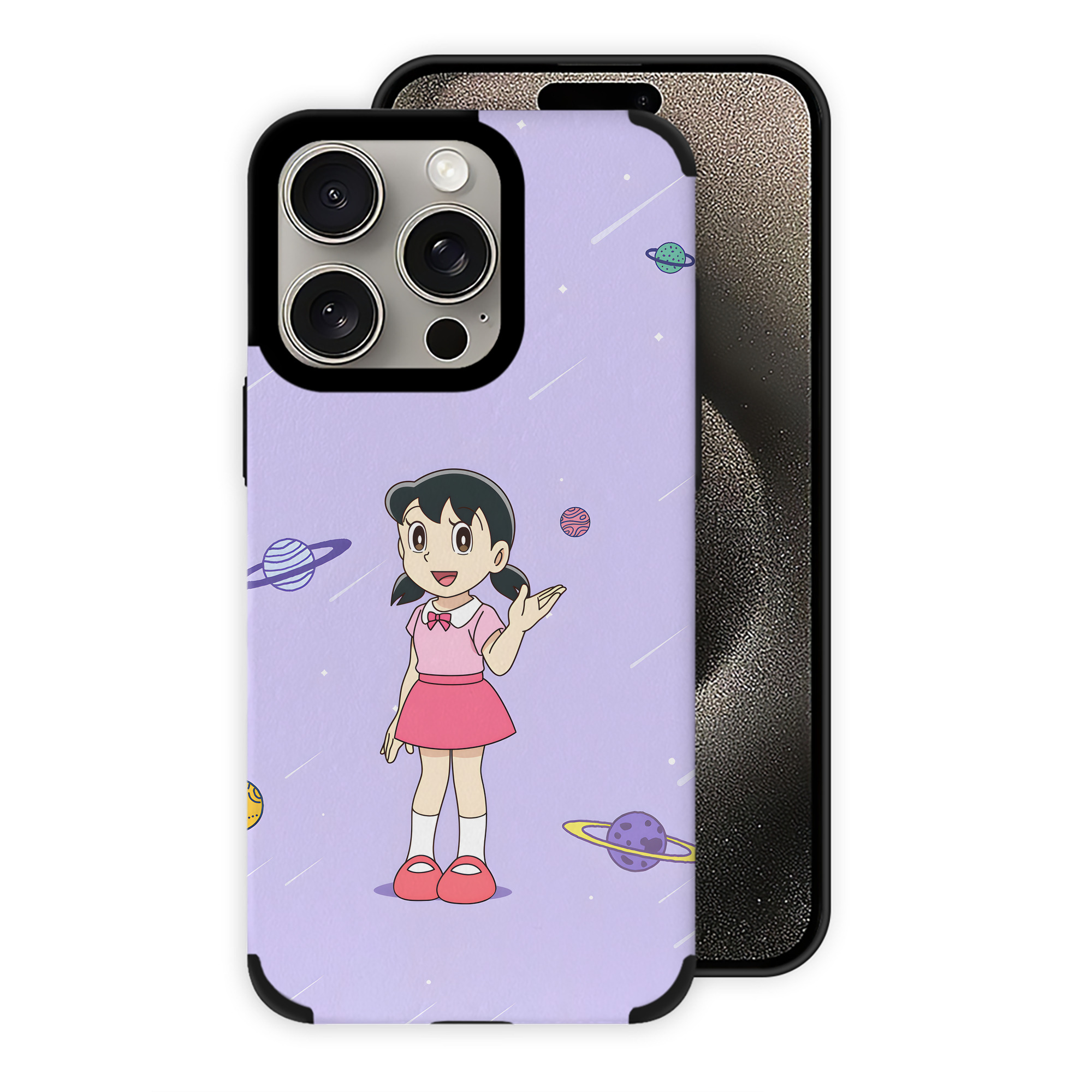 （画像用） ドラえもん Doraemon 【iPhone15ProMax対応】 PUレザー スマホケース 耐衝撃＆黄変防止