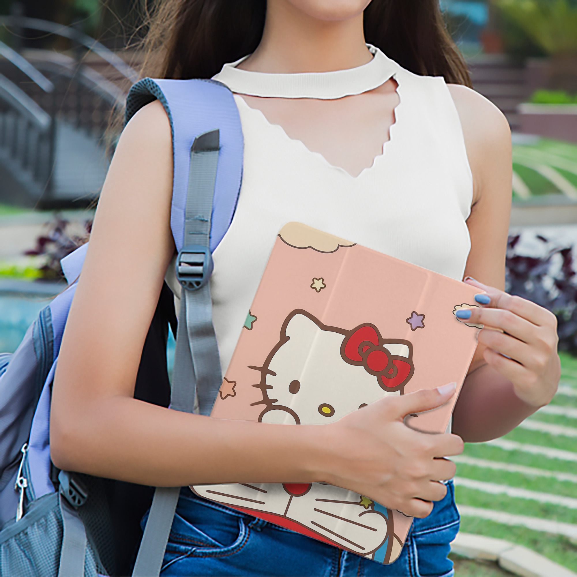 ドラえもん Doraemon IPad ケース ペン収納付き 三つ折りスタンド PUレザー×シリコン 対応機種9.5/10.5/10.9インチ