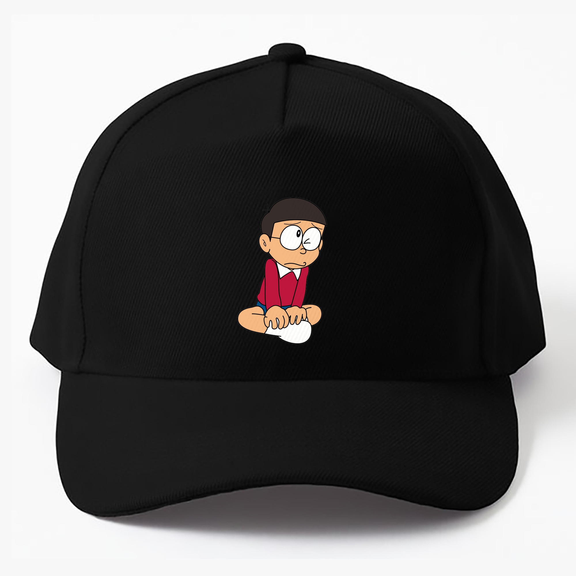 （画像用） ドラえもん 野比 のび太 Doraemon Nobita Nobi ベースボールキャップ 綿100％ 男女兼用 帽子 スポーツ