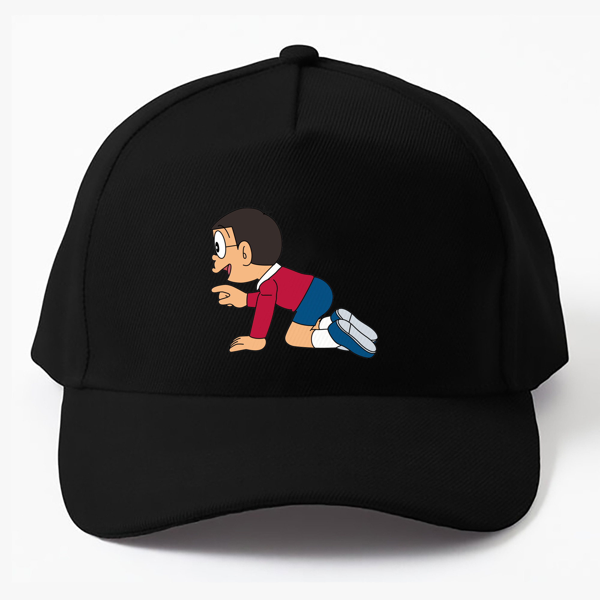 （画像用） ドラえもん 野比 のび太 Doraemon Nobita Nobi ベースボールキャップ 綿100％ 男女兼用 帽子 スポーツ