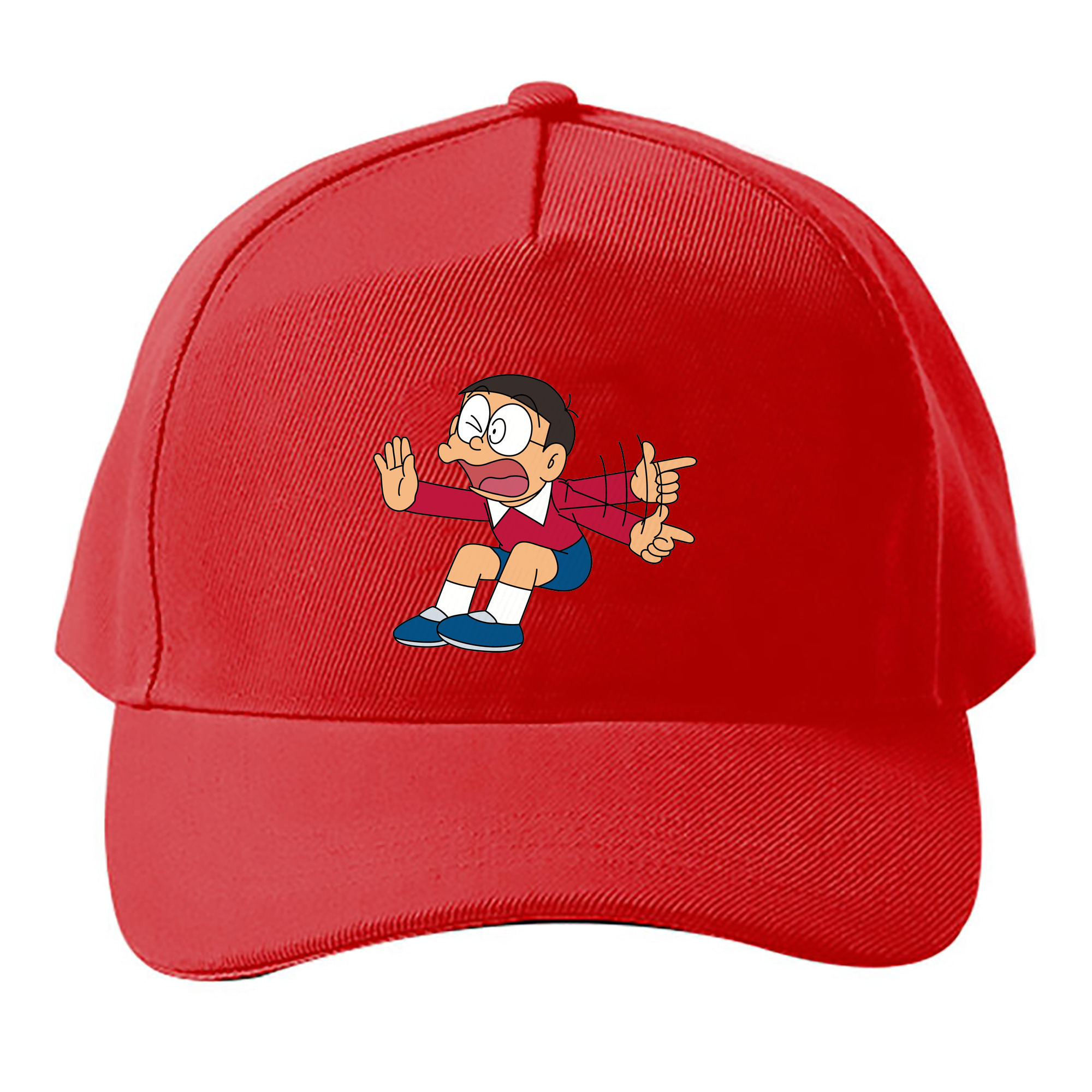 （画像用） ドラえもん 野比 のび太 Doraemon Nobita Nobi ベースボールキャップ 綿100％ 男女兼用 帽子 スポーツ
