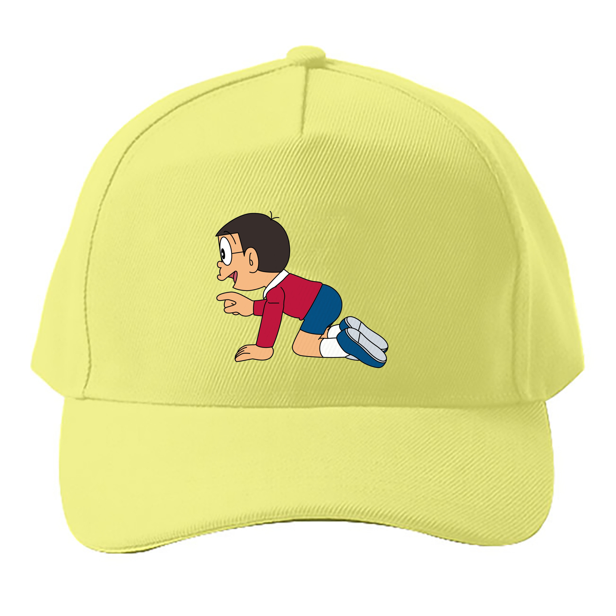 （画像用） ドラえもん 野比 のび太 Doraemon Nobita Nobi ベースボールキャップ 綿100％ 男女兼用 帽子 スポーツ