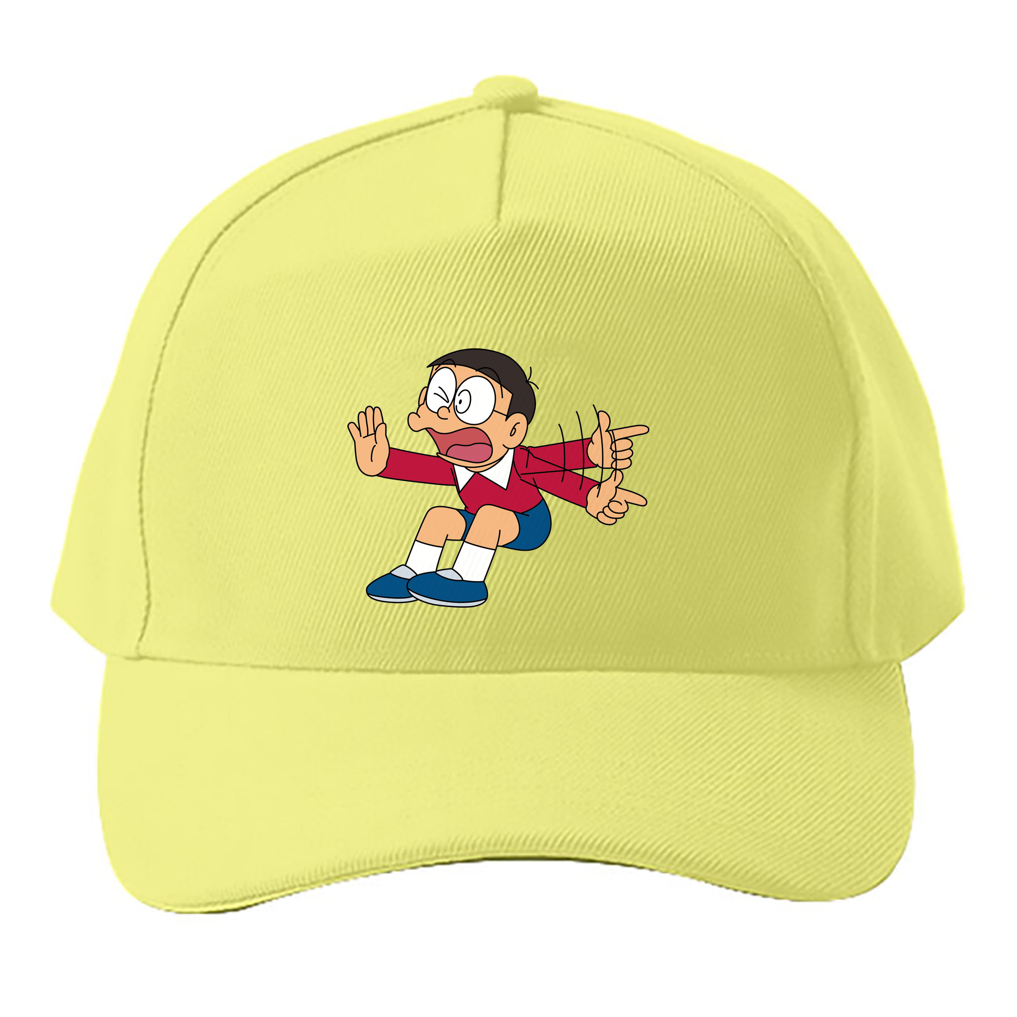 （画像用） ドラえもん 野比 のび太 Doraemon Nobita Nobi ベースボールキャップ 綿100％ 男女兼用 帽子 スポーツ