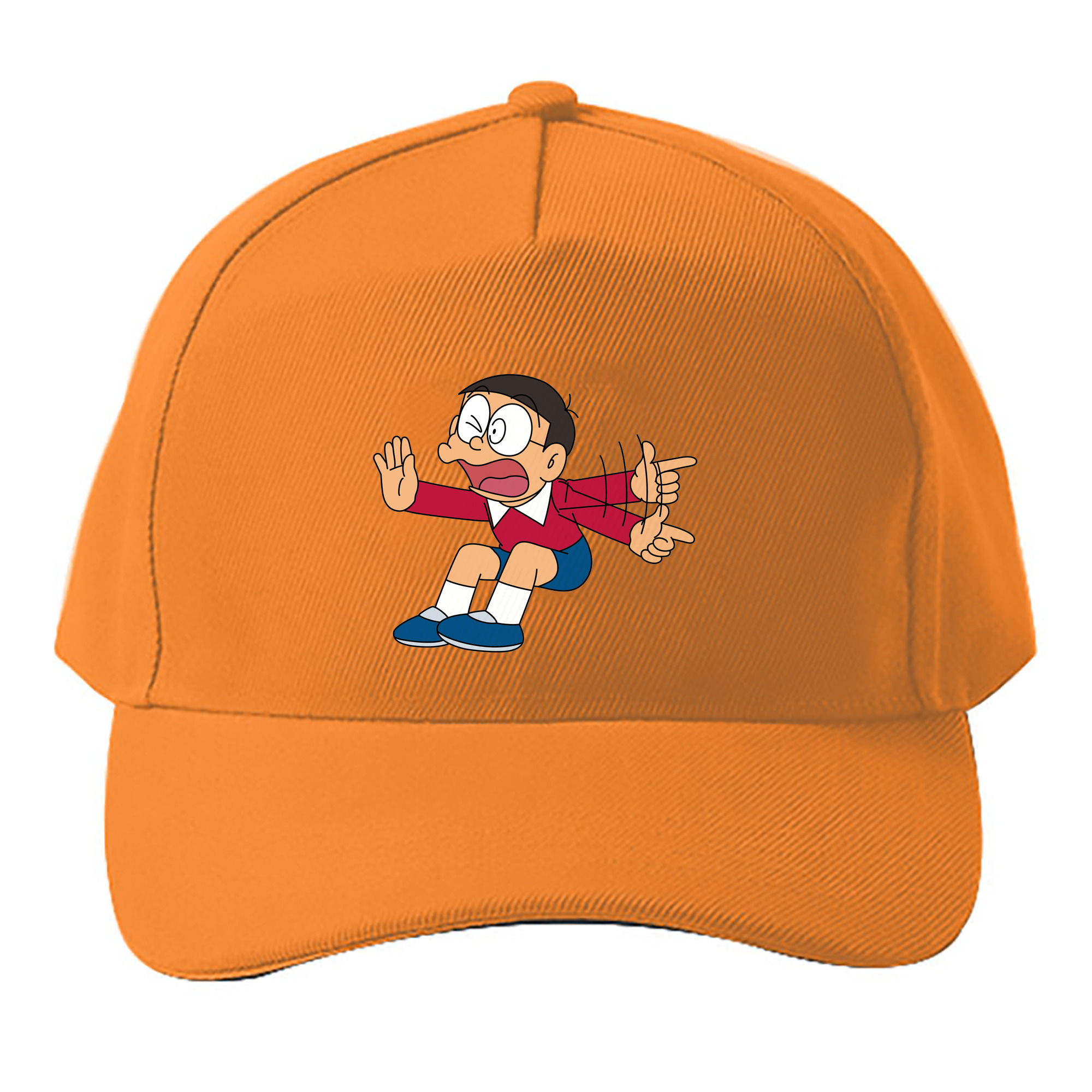 （画像用） ドラえもん 野比 のび太 Doraemon Nobita Nobi ベースボールキャップ 綿100％ 男女兼用 帽子 スポーツ