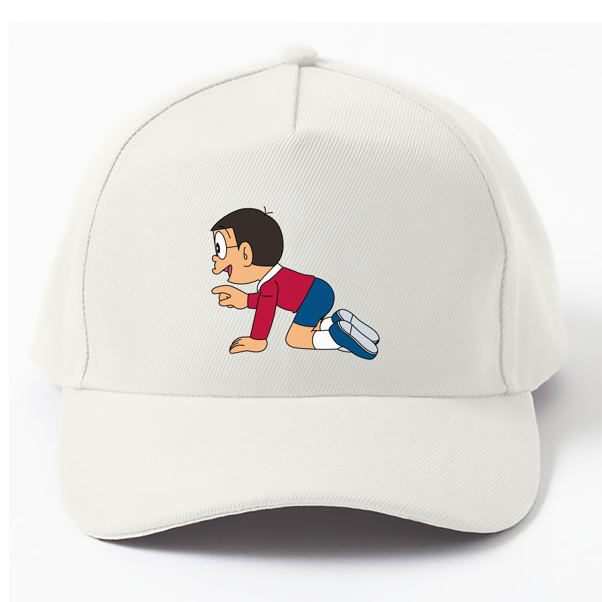 （画像用） ドラえもん 野比 のび太 Doraemon Nobita Nobi ベースボールキャップ 綿100％ 男女兼用 帽子 スポーツ