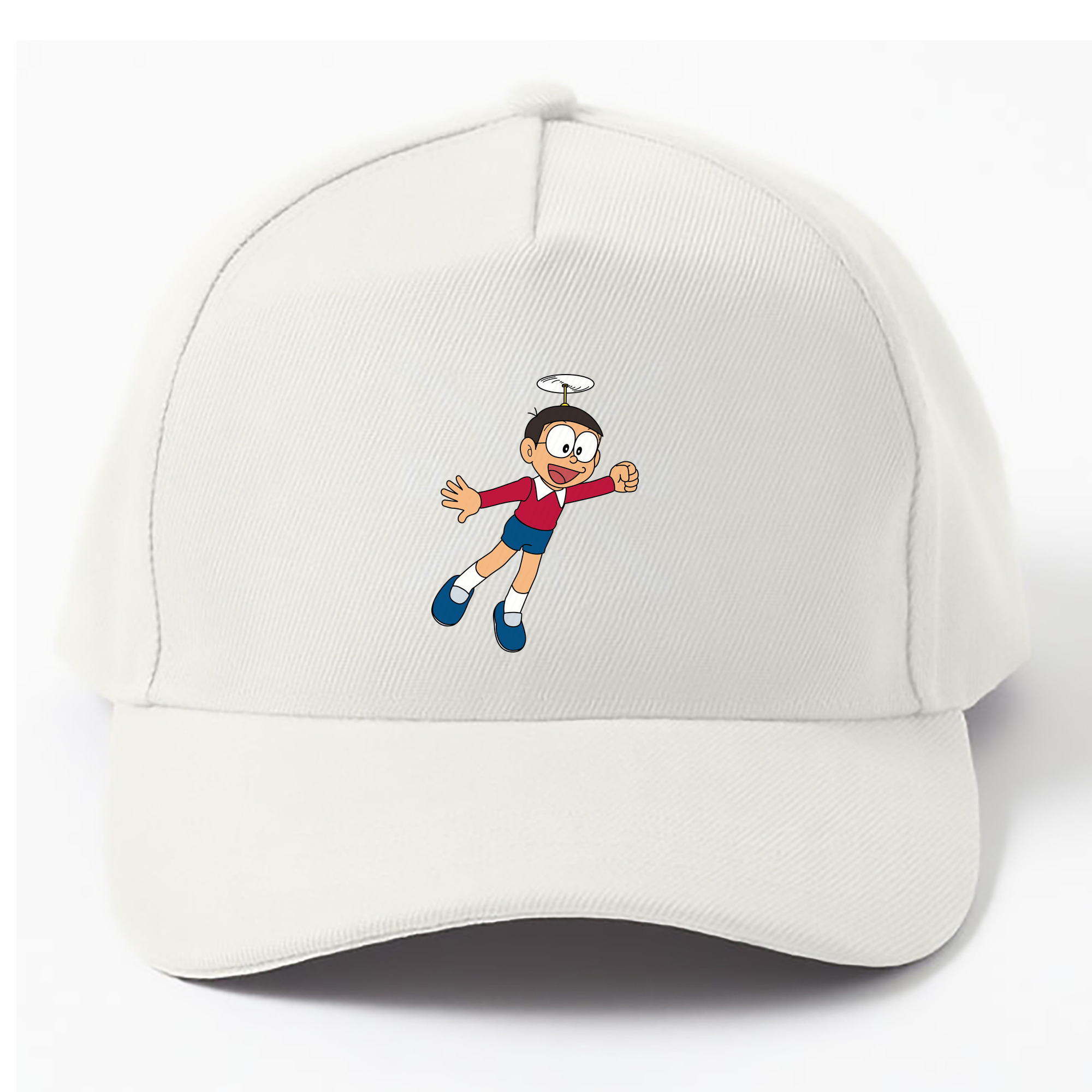 （画像用） ドラえもん 野比 のび太 Doraemon Nobita Nobi ベースボールキャップ 綿100％ 男女兼用 帽子 スポーツ
