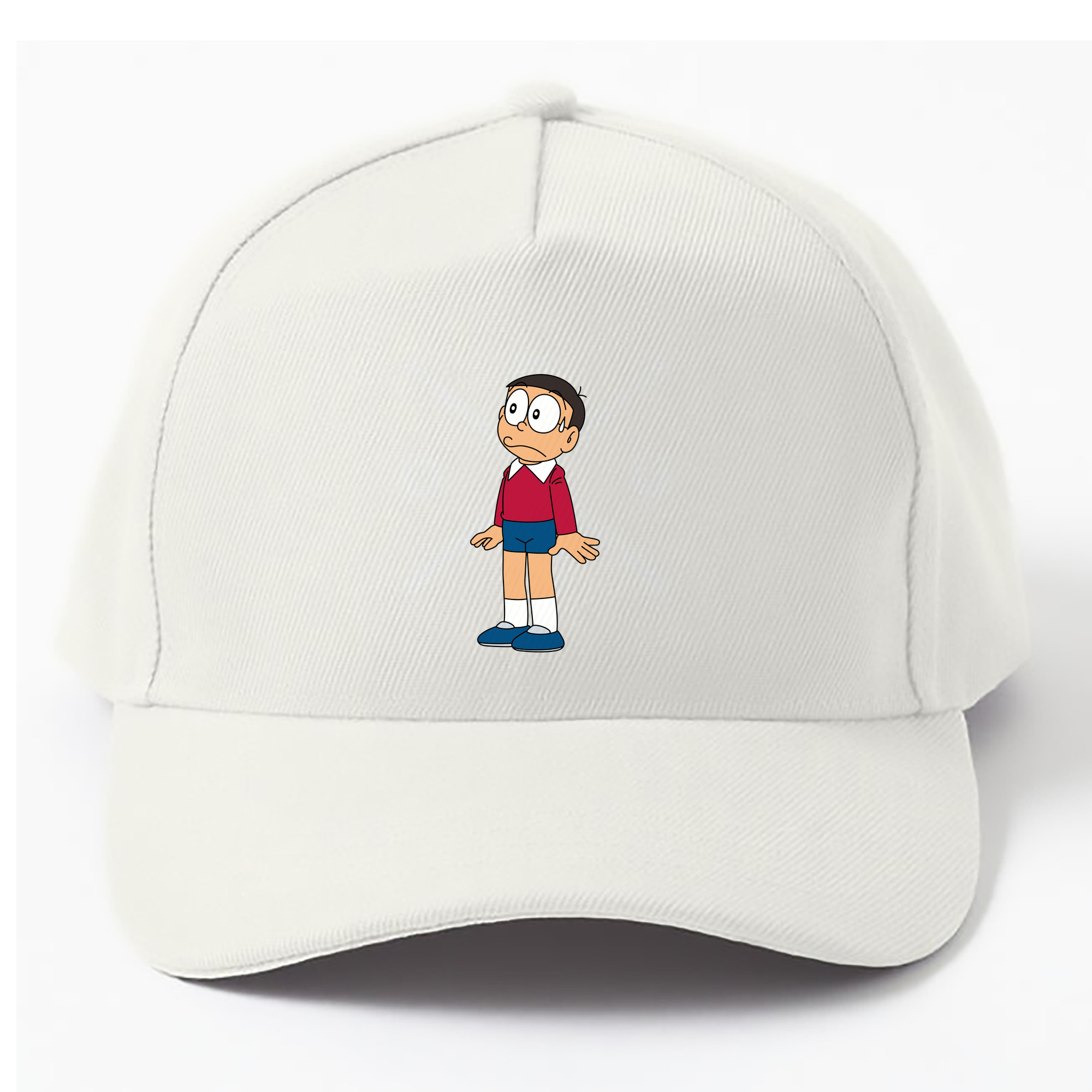 （画像用） ドラえもん 野比 のび太 Doraemon Nobita Nobi ベースボールキャップ 綿100％ 男女兼用 帽子 スポーツ
