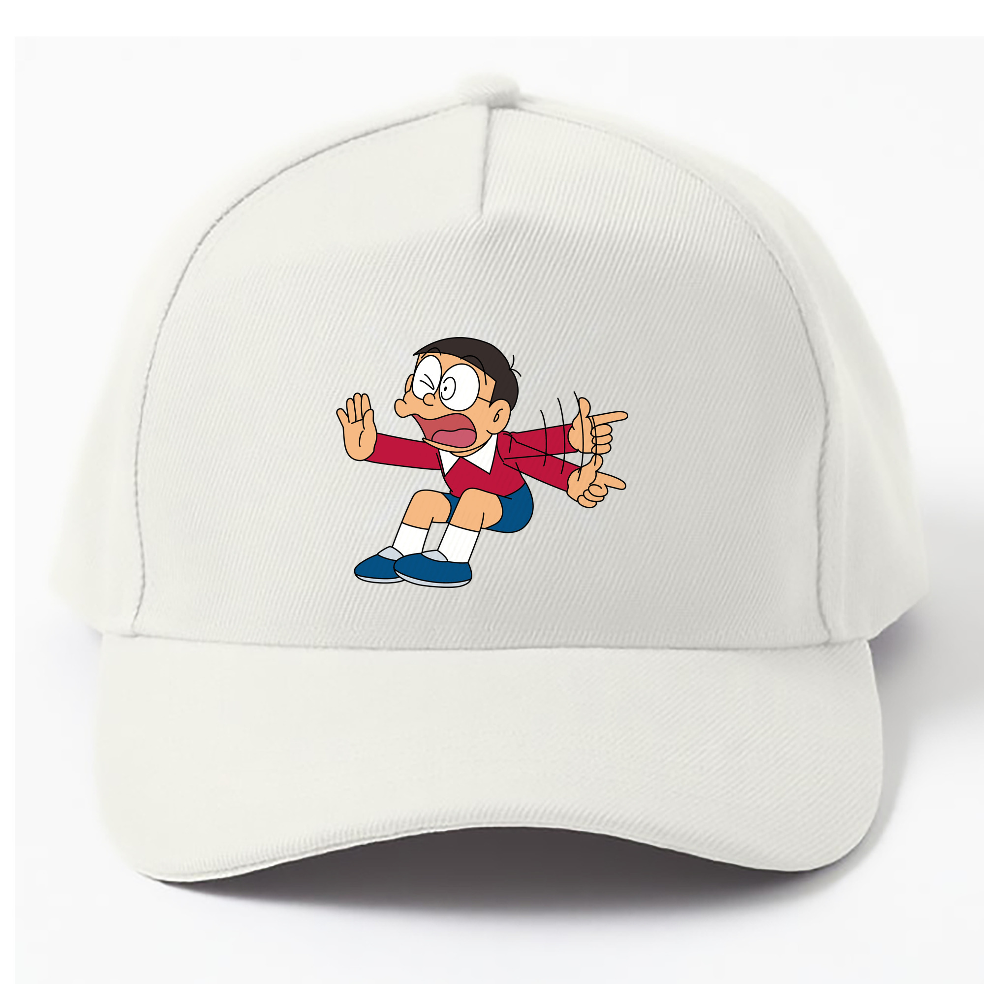 （画像用） ドラえもん 野比 のび太 Doraemon Nobita Nobi ベースボールキャップ 綿100％ 男女兼用 帽子 スポーツ