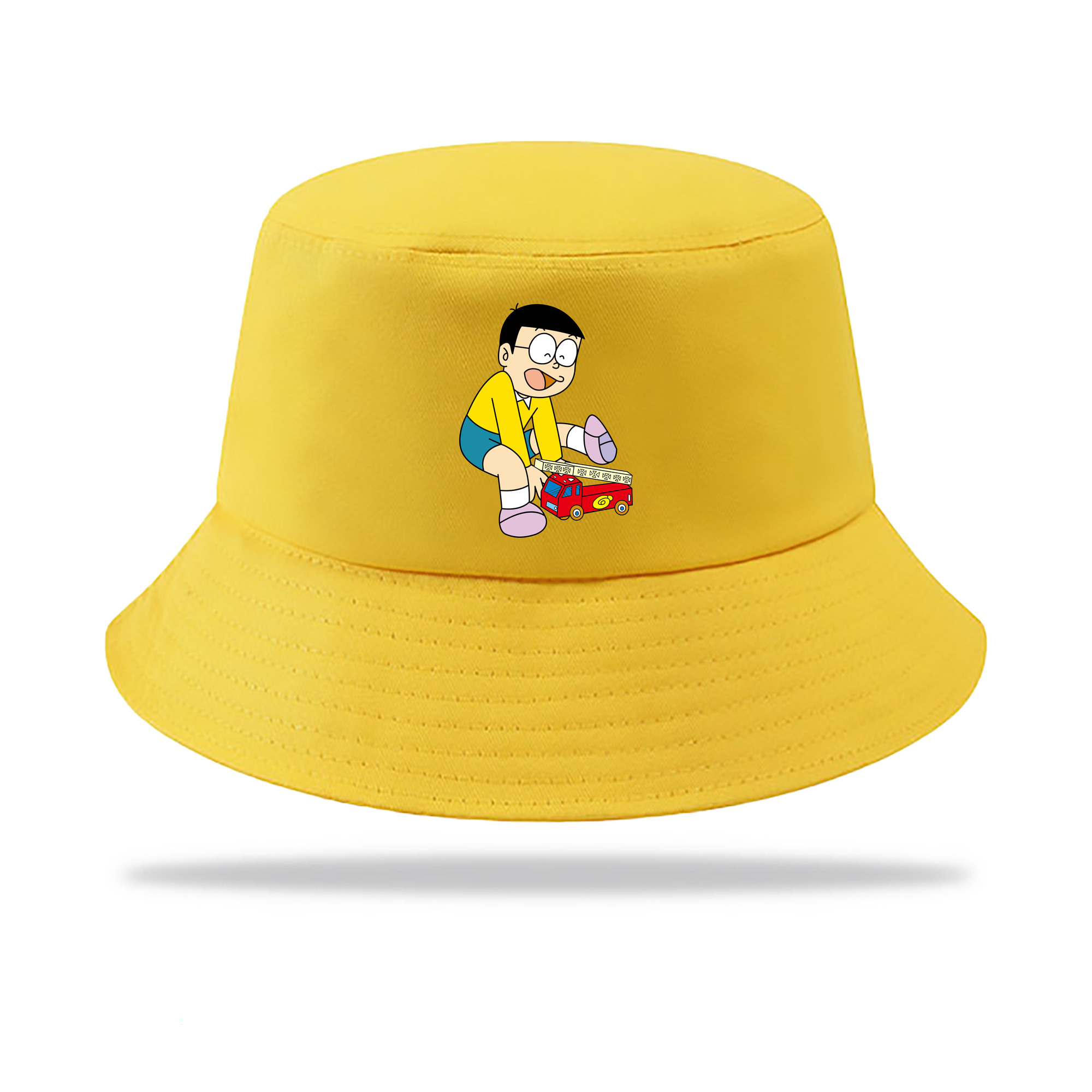 （画像用） ドラえもん 野比 のび太 Doraemon Nobita Nobi アウトドア日除けバケットハット