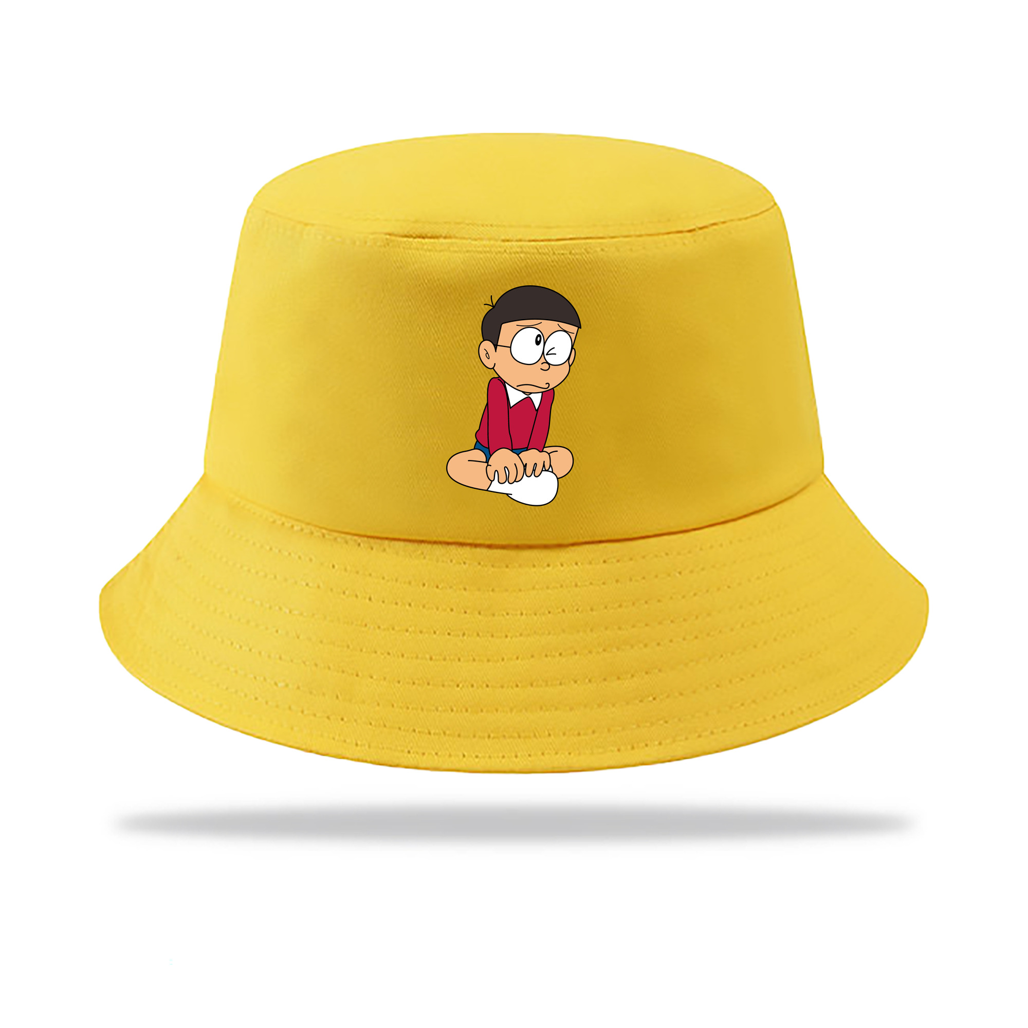 （画像用） ドラえもん 野比 のび太 Doraemon Nobita Nobi アウトドア日除けバケットハット
