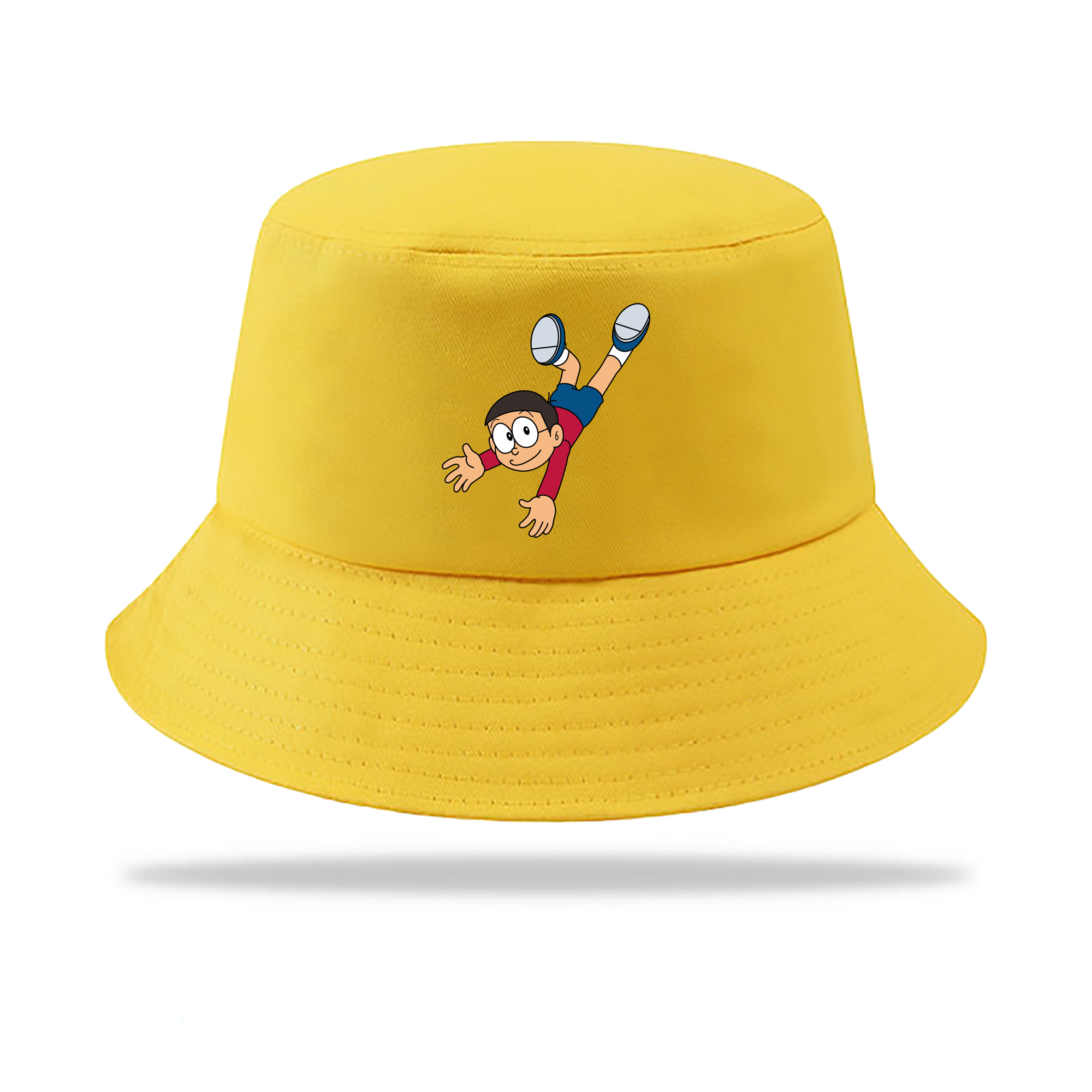 （画像用） ドラえもん 野比 のび太 Doraemon Nobita Nobi アウトドア日除けバケットハット