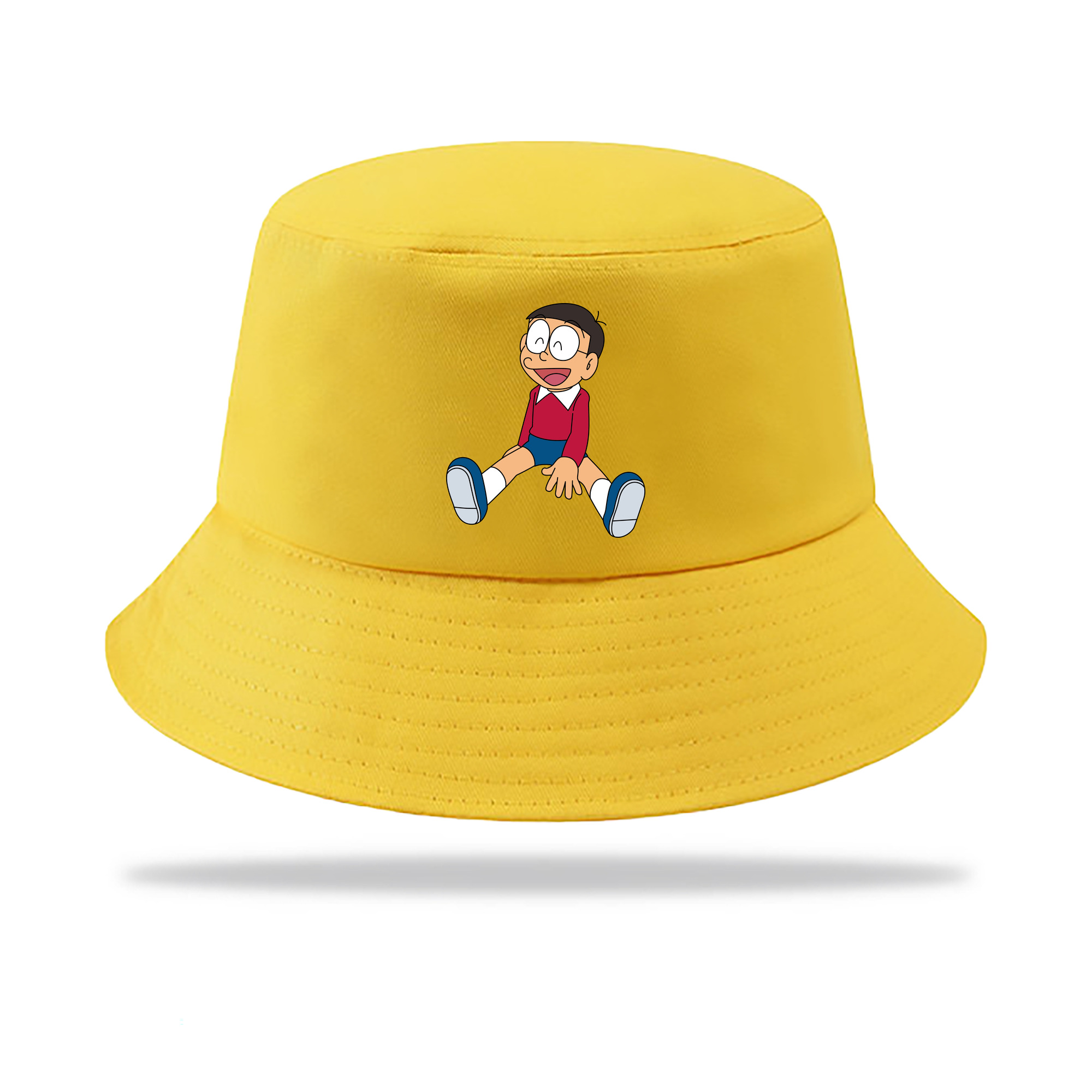 （画像用） ドラえもん 野比 のび太 Doraemon Nobita Nobi アウトドア日除けバケットハット