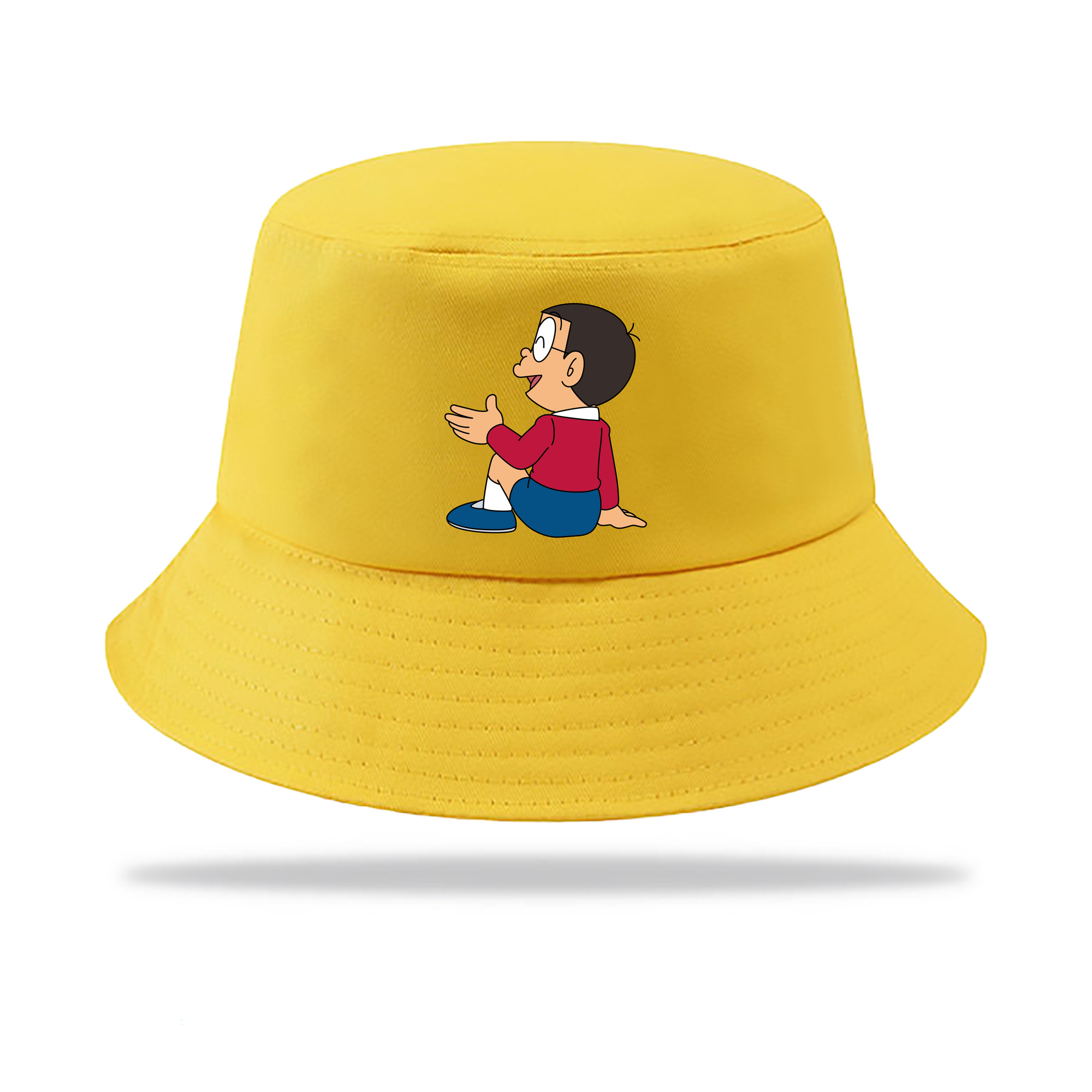 （画像用） ドラえもん 野比 のび太 Doraemon Nobita Nobi アウトドア日除けバケットハット