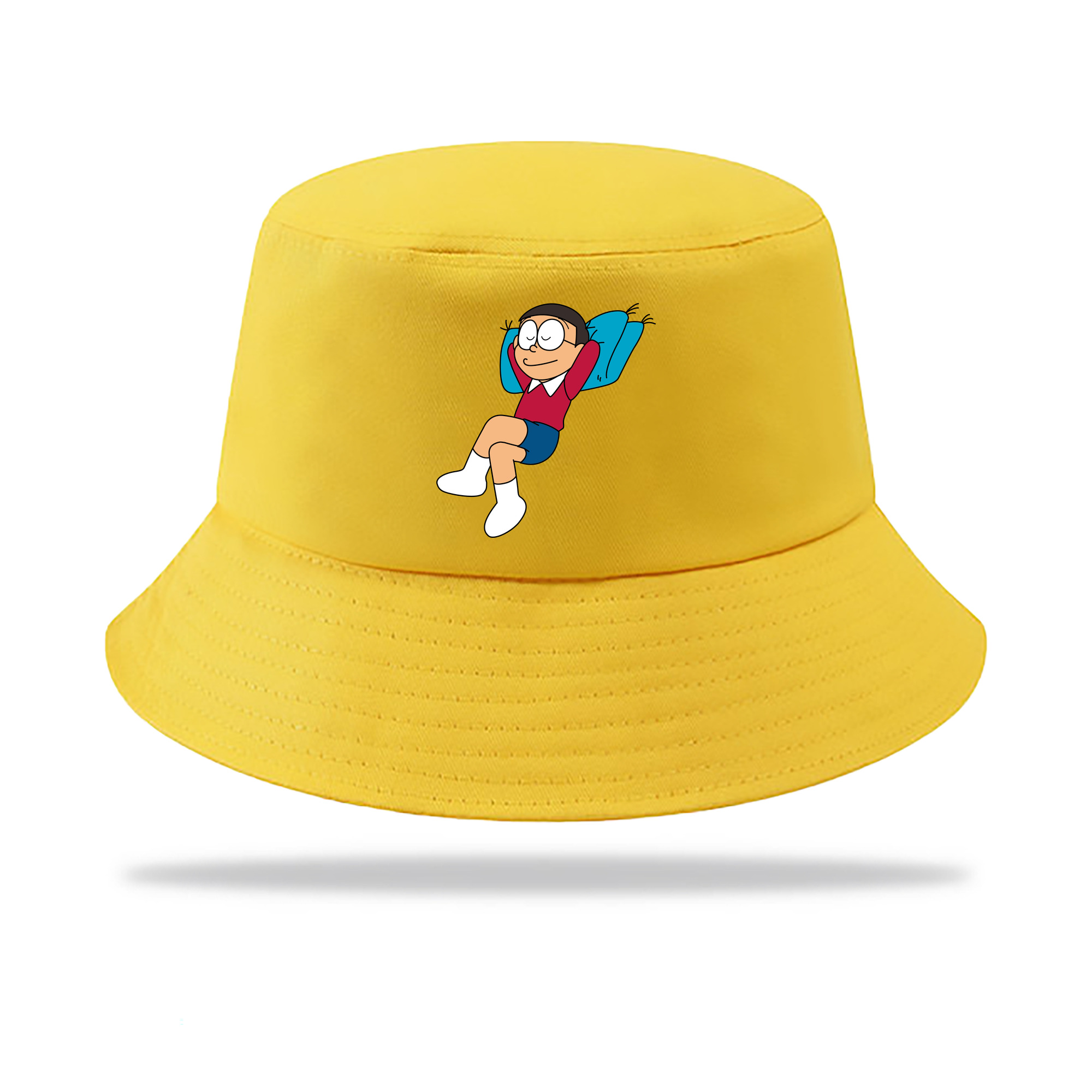 （画像用） ドラえもん 野比 のび太 Doraemon Nobita Nobi アウトドア日除けバケットハット
