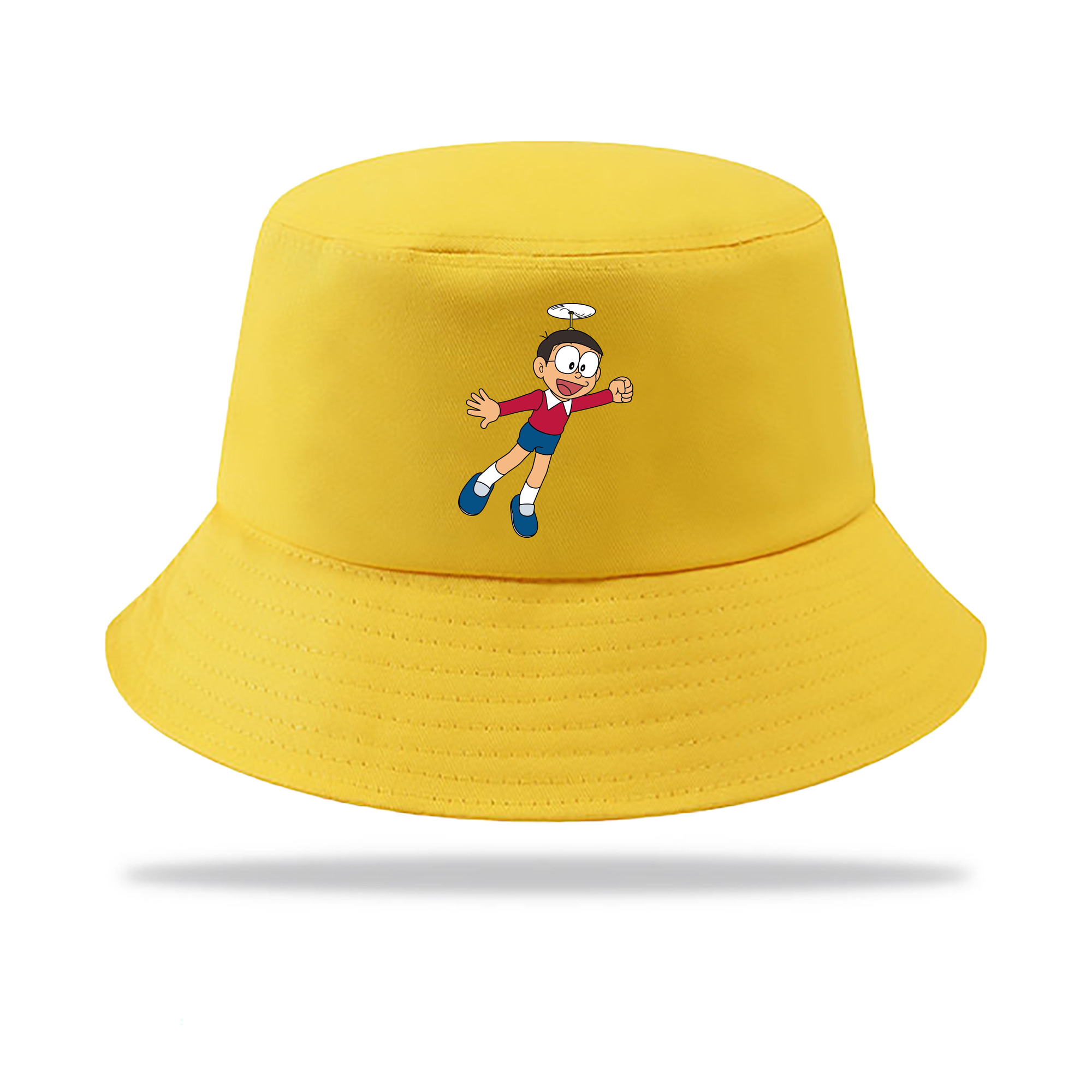 （画像用） ドラえもん 野比 のび太 Doraemon Nobita Nobi アウトドア日除けバケットハット