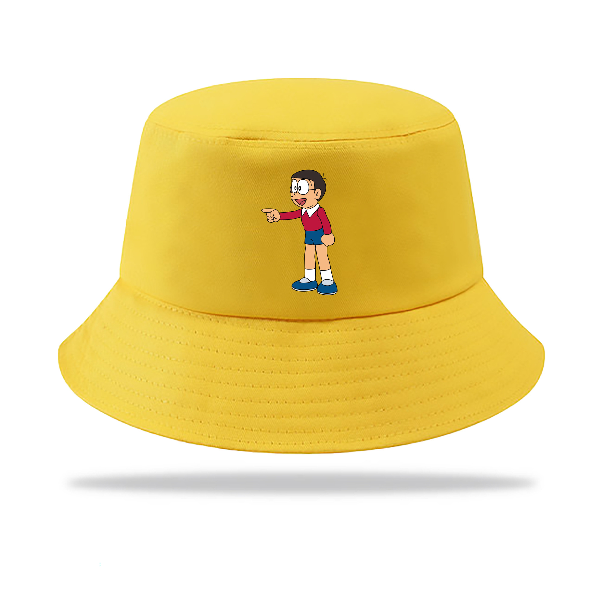 （画像用） ドラえもん 野比 のび太 Doraemon Nobita Nobi アウトドア日除けバケットハット