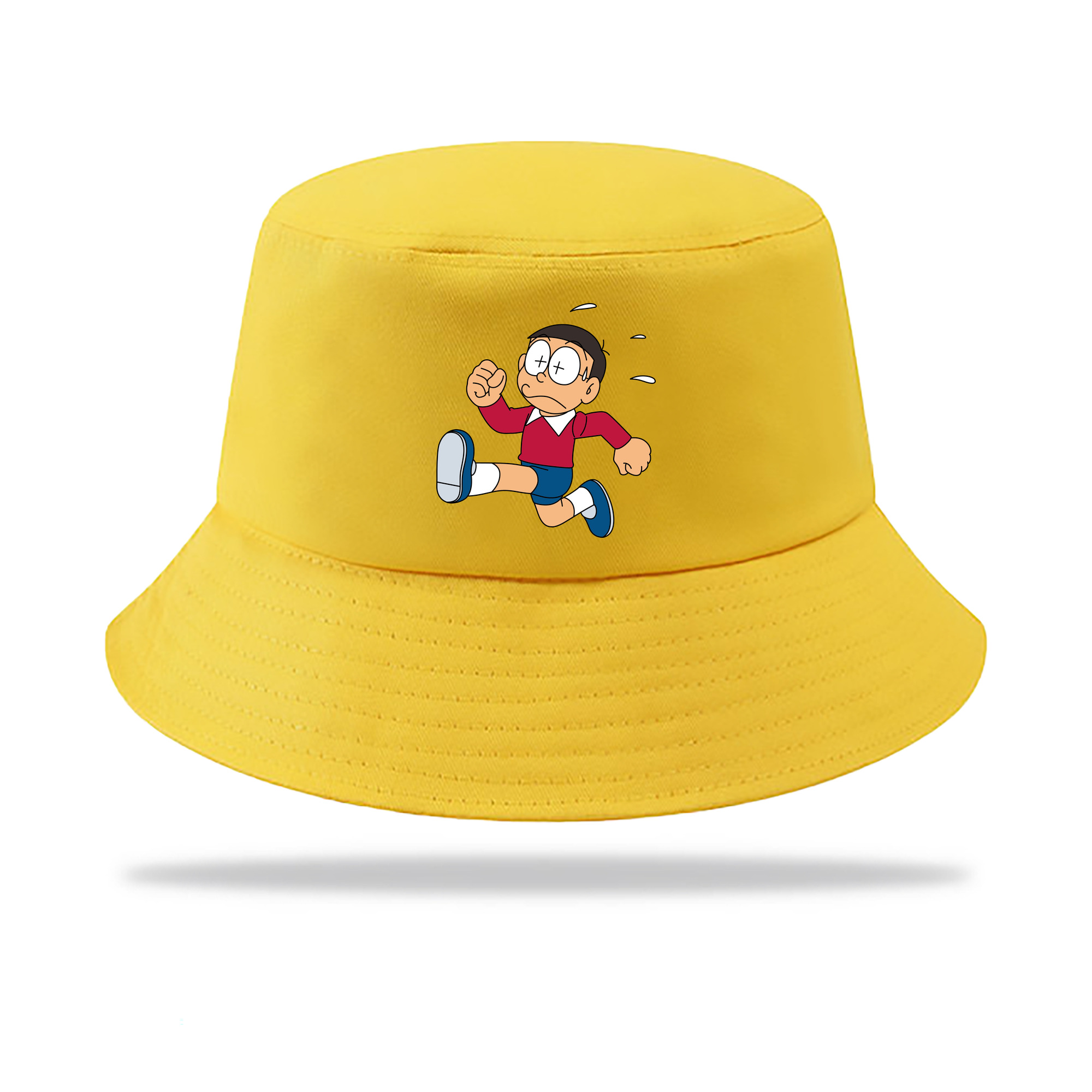 （画像用） ドラえもん 野比 のび太 Doraemon Nobita Nobi アウトドア日除けバケットハット