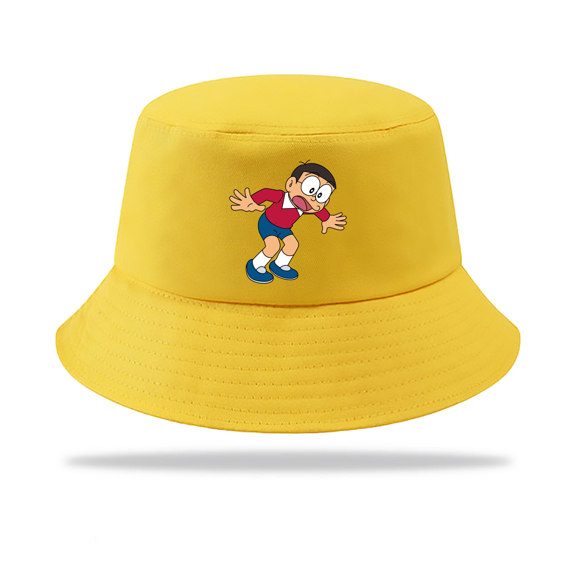 （画像用） ドラえもん 野比 のび太 Doraemon Nobita Nobi アウトドア日除けバケットハット