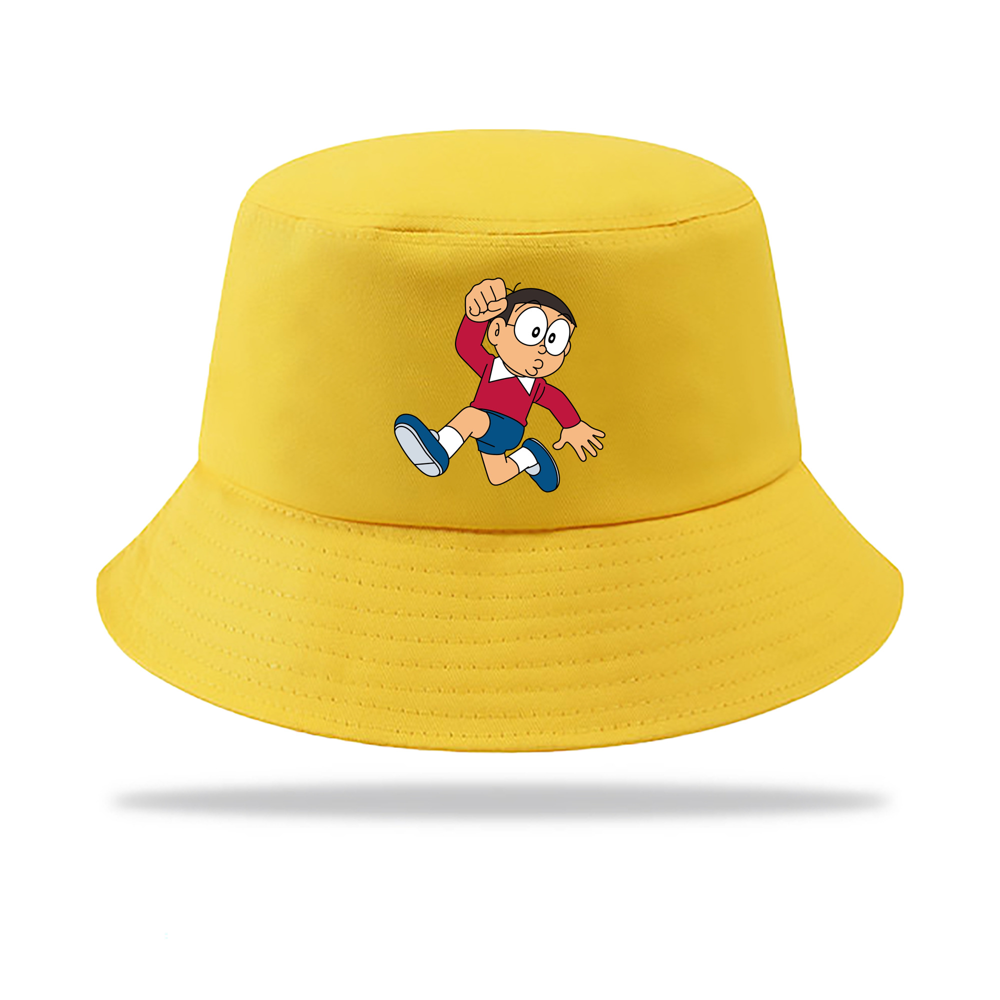 （画像用） ドラえもん 野比 のび太 Doraemon Nobita Nobi アウトドア日除けバケットハット