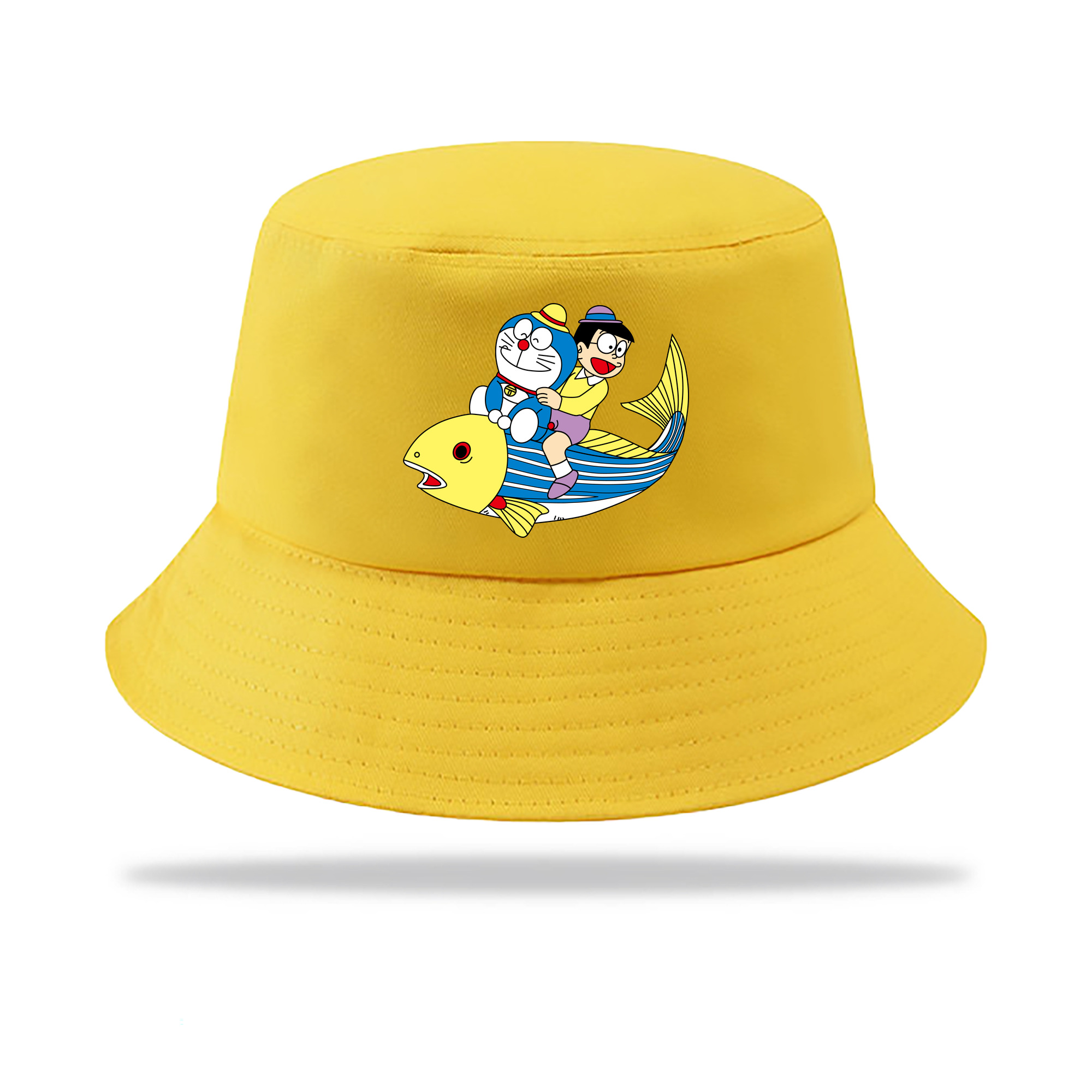 （画像用） ドラえもん 野比 のび太 Doraemon Nobita Nobi アウトドア日除けバケットハット