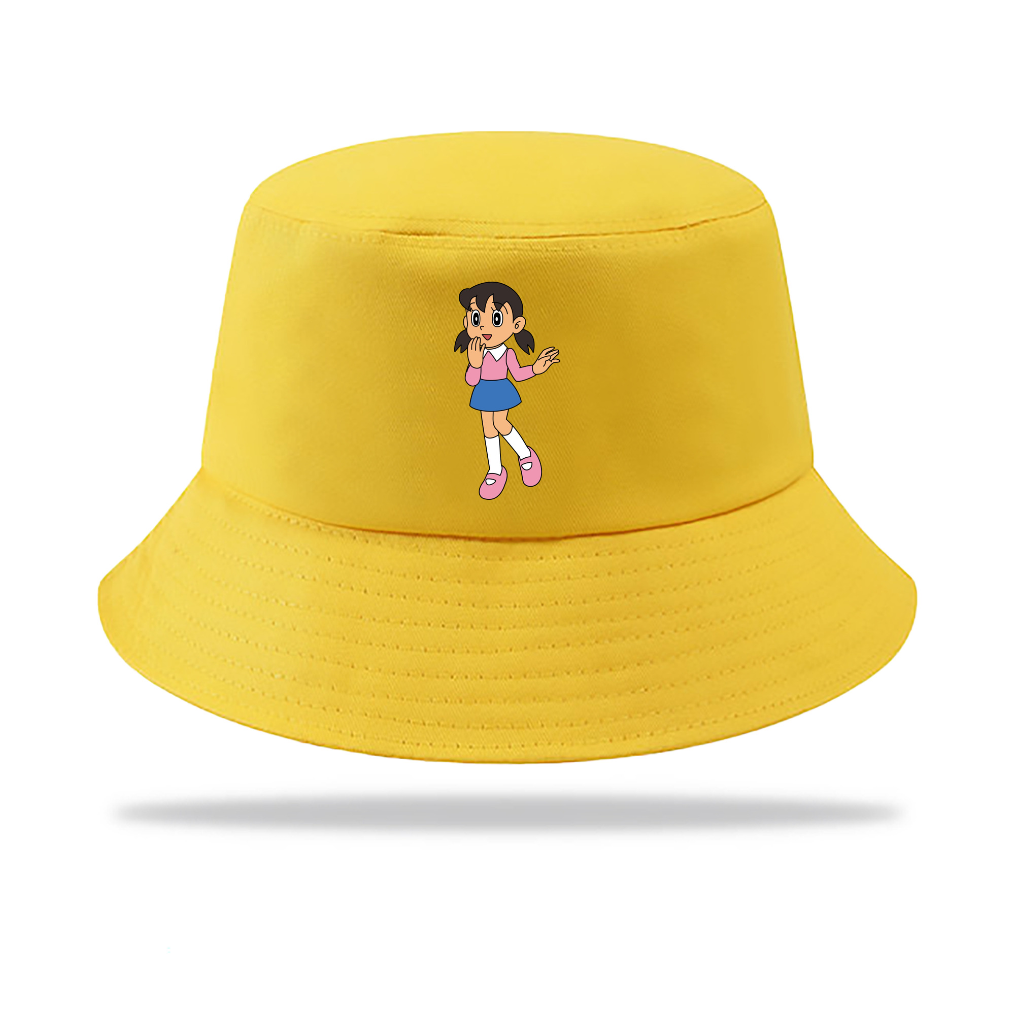 （画像用） ドラえもん みなもと しずか Doraemon Shizuka Minamoto アウトドア日除けバケットハット