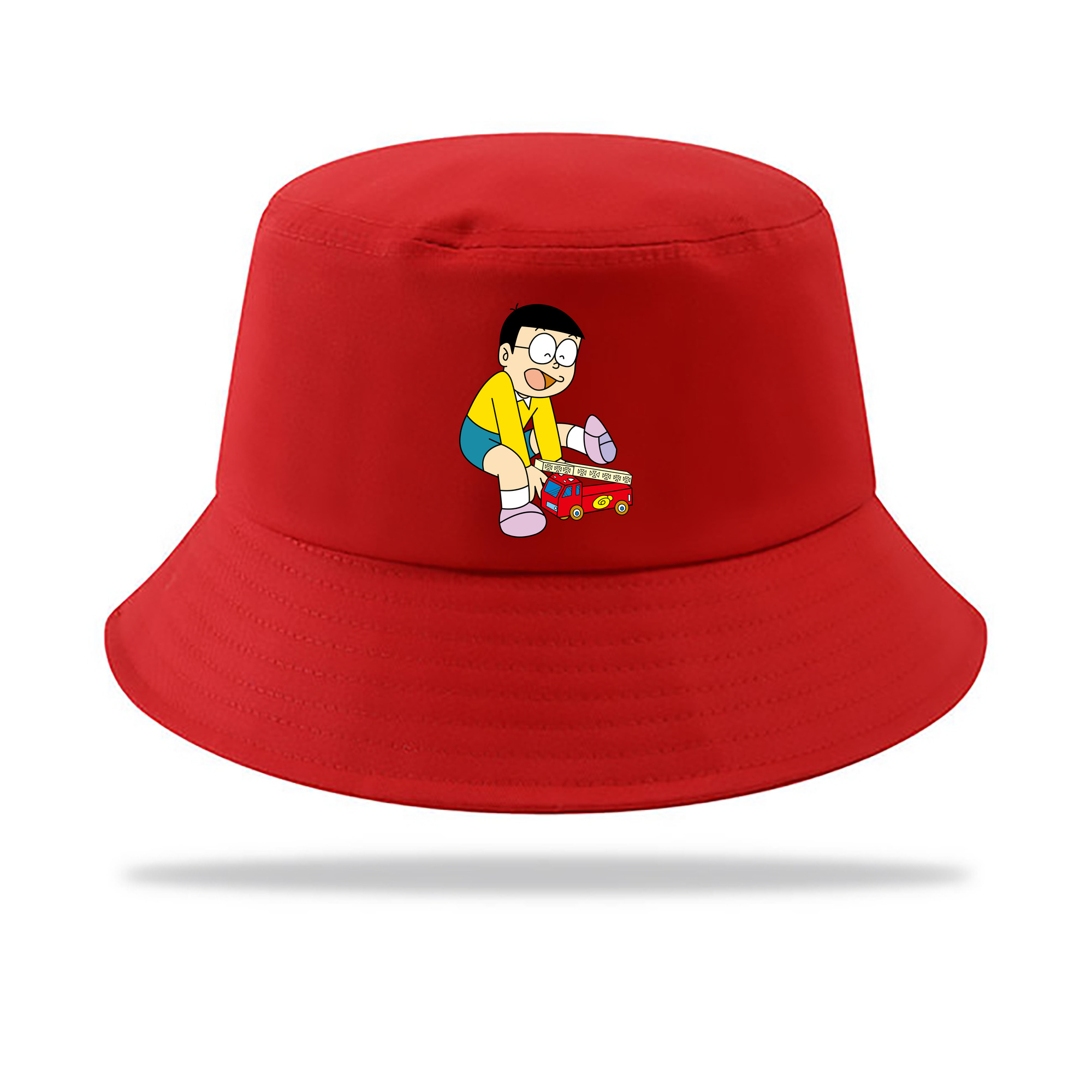 （画像用） ドラえもん 野比 のび太 Doraemon Nobita Nobi アウトドア日除けバケットハット