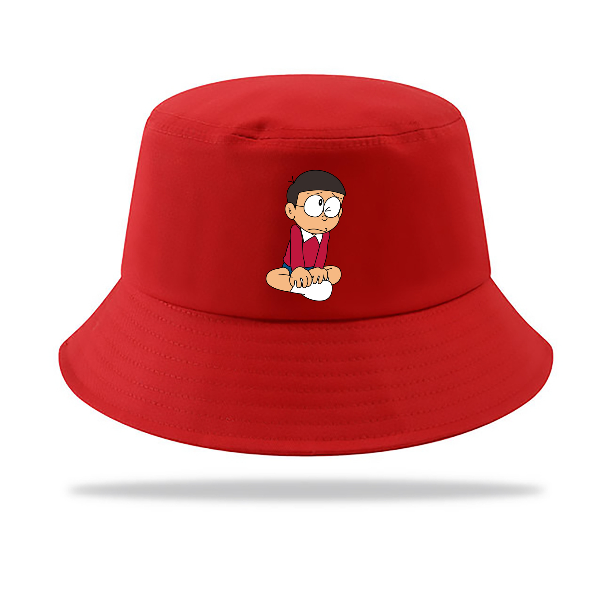 （画像用） ドラえもん 野比 のび太 Doraemon Nobita Nobi アウトドア日除けバケットハット