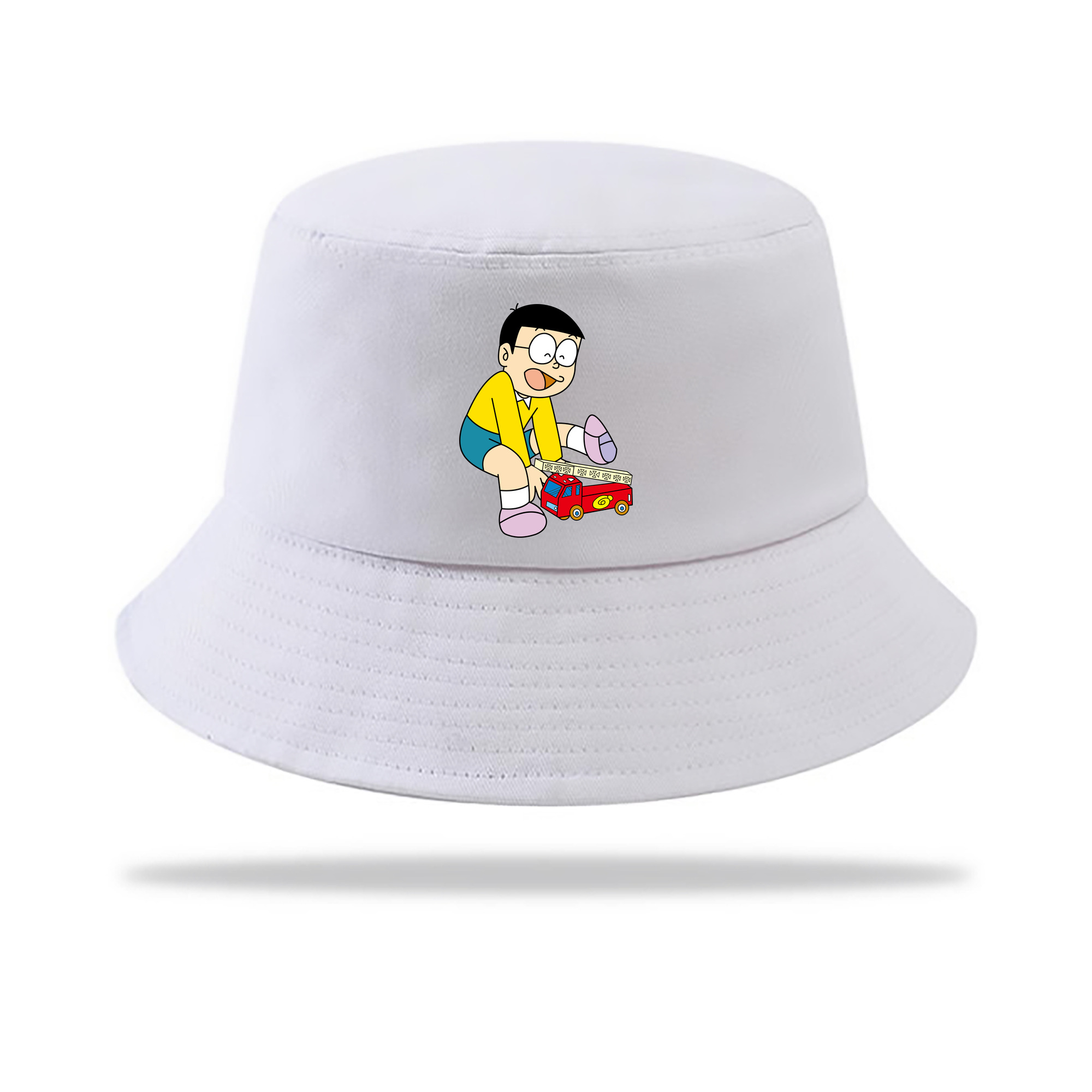 （画像用） ドラえもん 野比 のび太 Doraemon Nobita Nobi アウトドア日除けバケットハット