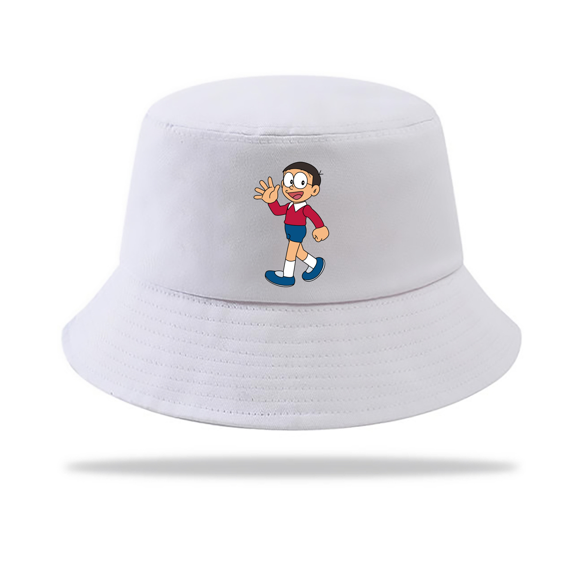 （画像用） ドラえもん 野比 のび太 Doraemon Nobita Nobi アウトドア日除けバケットハット
