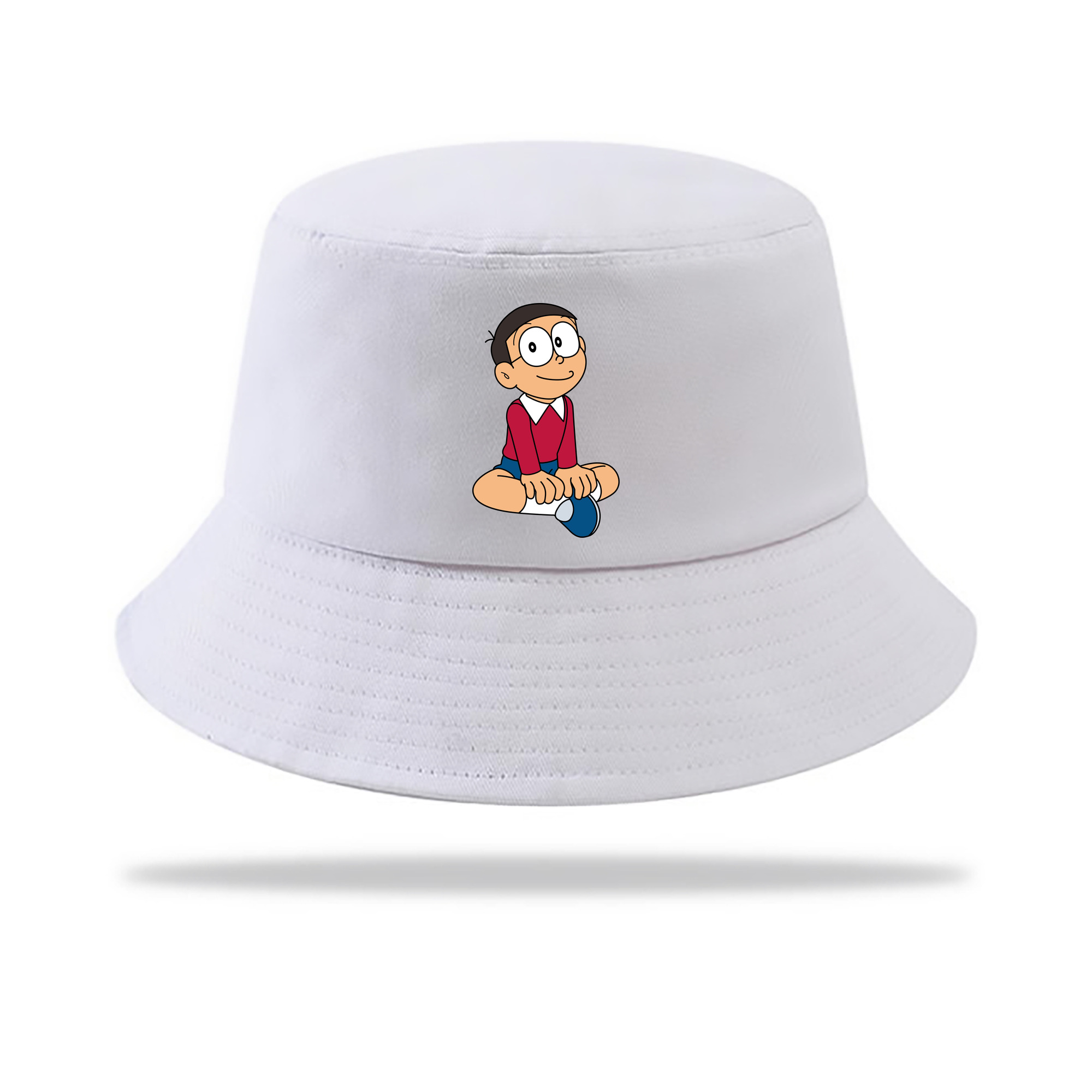 （画像用） ドラえもん 野比 のび太 Doraemon Nobita Nobi アウトドア日除けバケットハット
