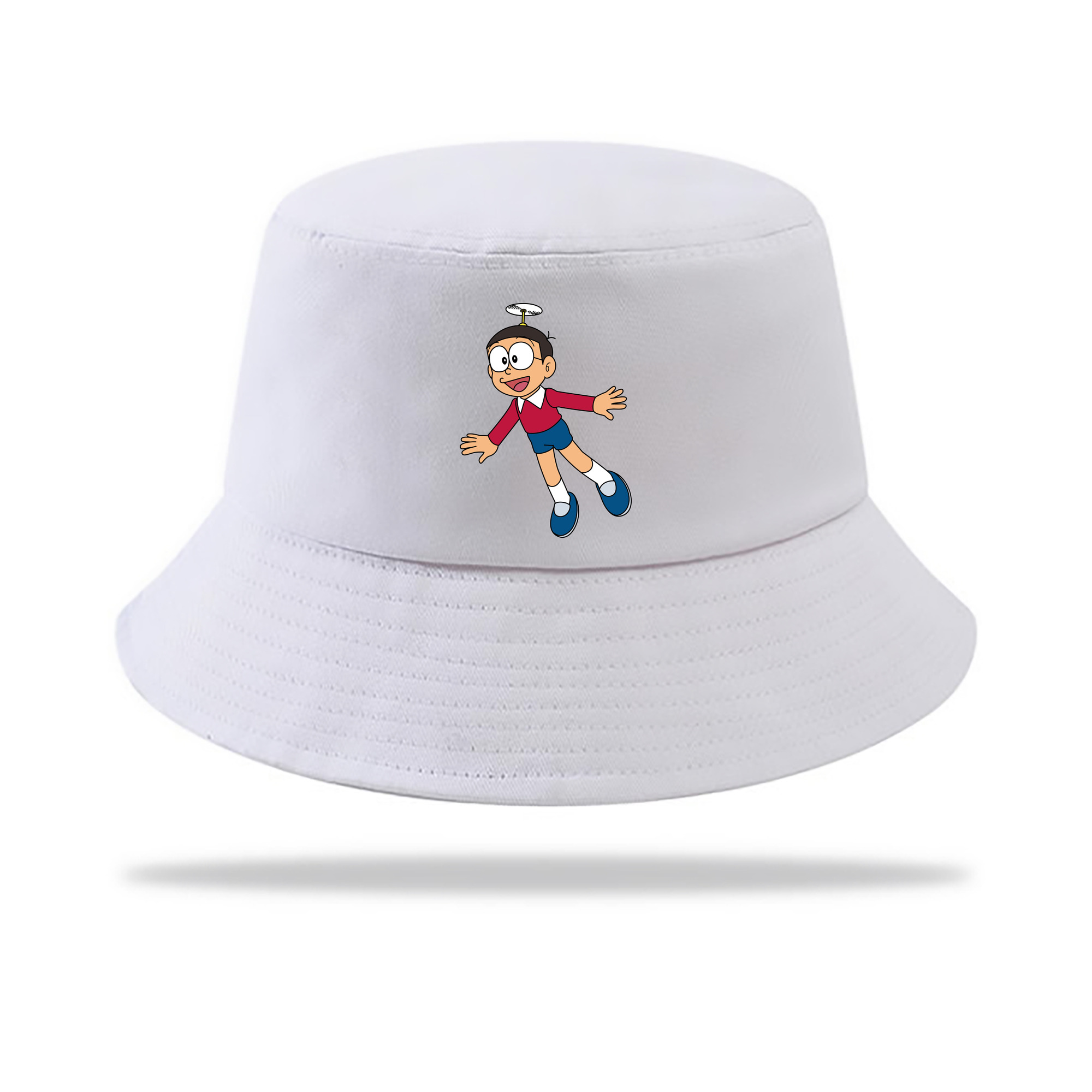 （画像用） ドラえもん 野比 のび太 Doraemon Nobita Nobi アウトドア日除けバケットハット