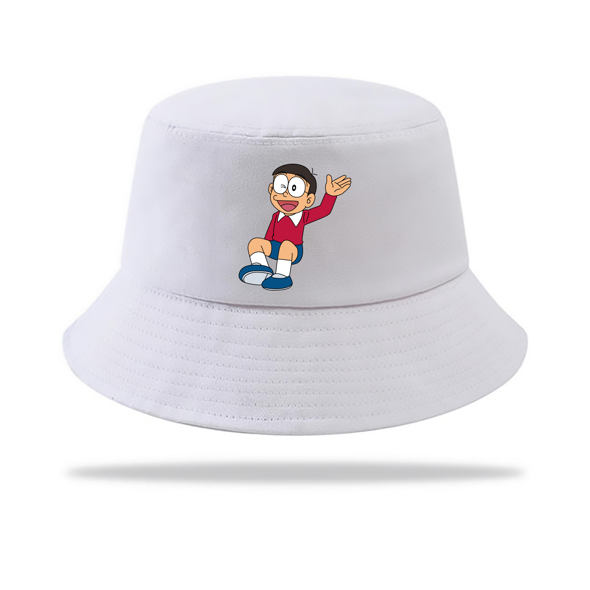 （画像用） ドラえもん 野比 のび太 Doraemon Nobita Nobi アウトドア日除けバケットハット