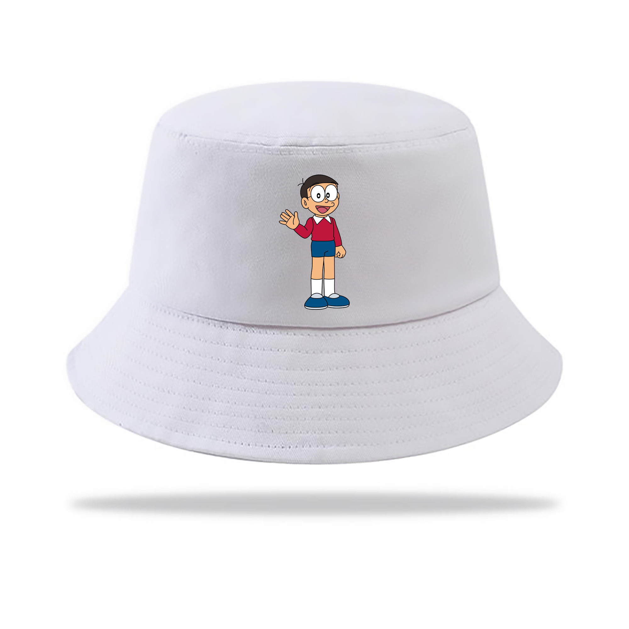 （画像用） ドラえもん 野比 のび太 Doraemon Nobita Nobi アウトドア日除けバケットハット