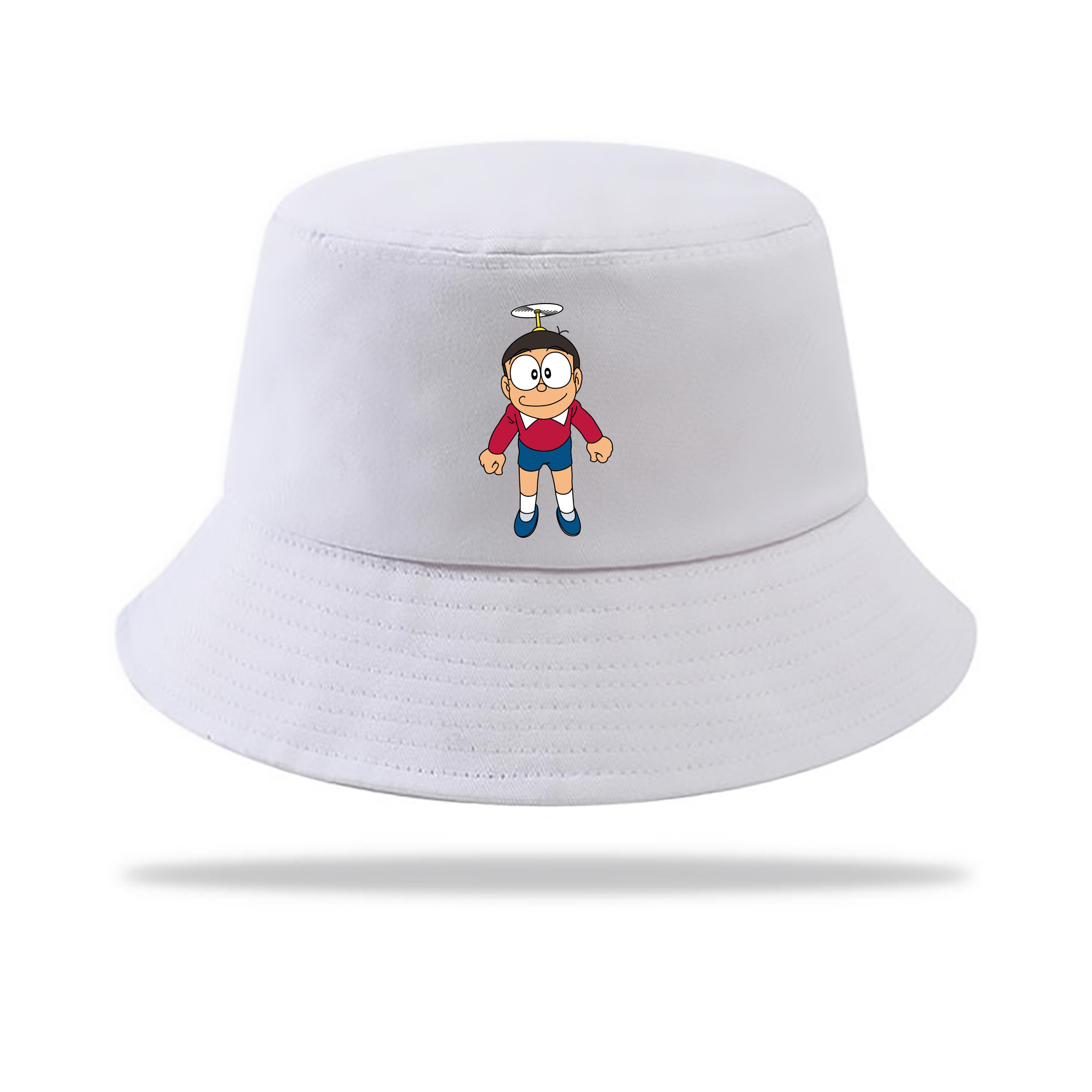 （画像用） ドラえもん 野比 のび太 Doraemon Nobita Nobi アウトドア日除けバケットハット