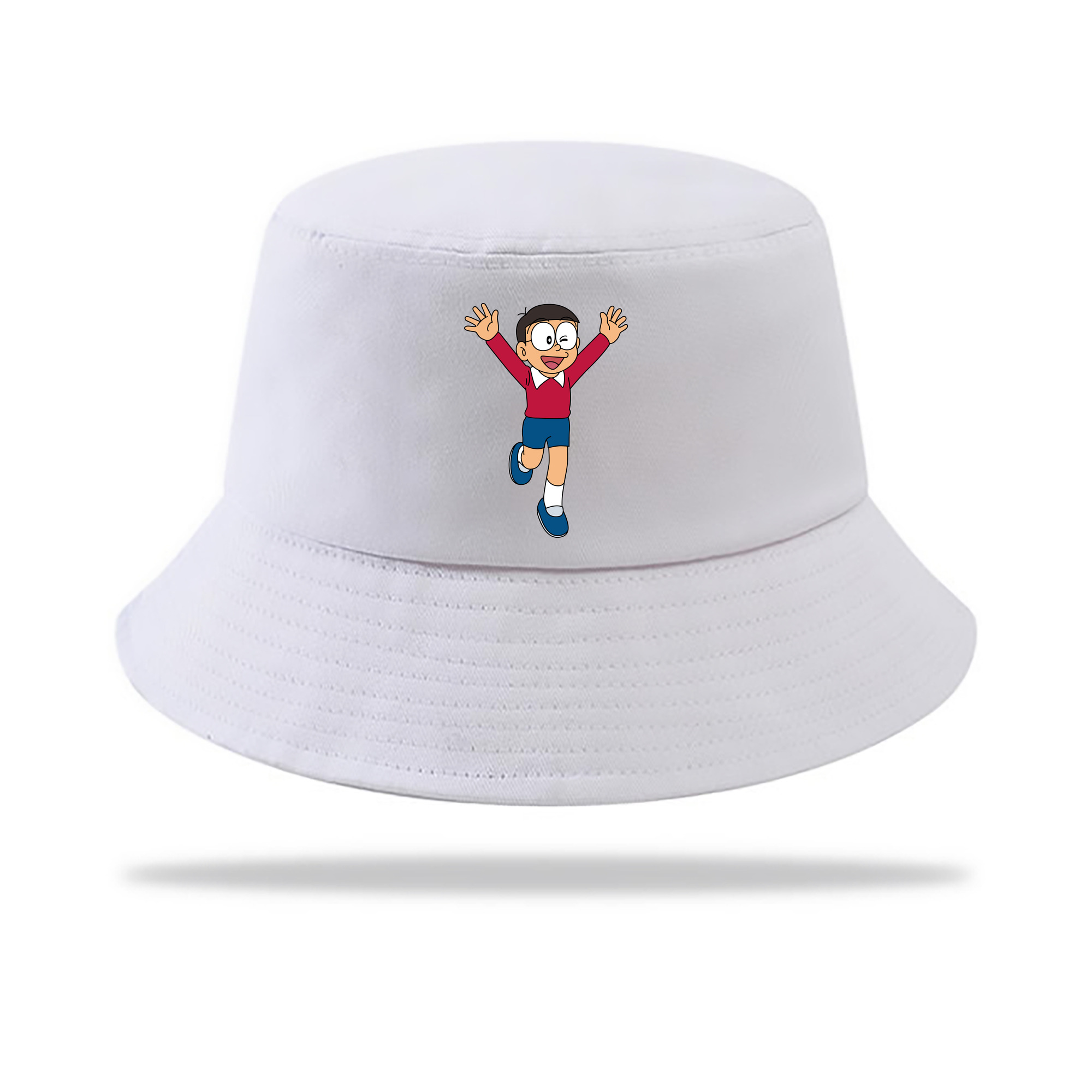 （画像用） ドラえもん 野比 のび太 Doraemon Nobita Nobi アウトドア日除けバケットハット