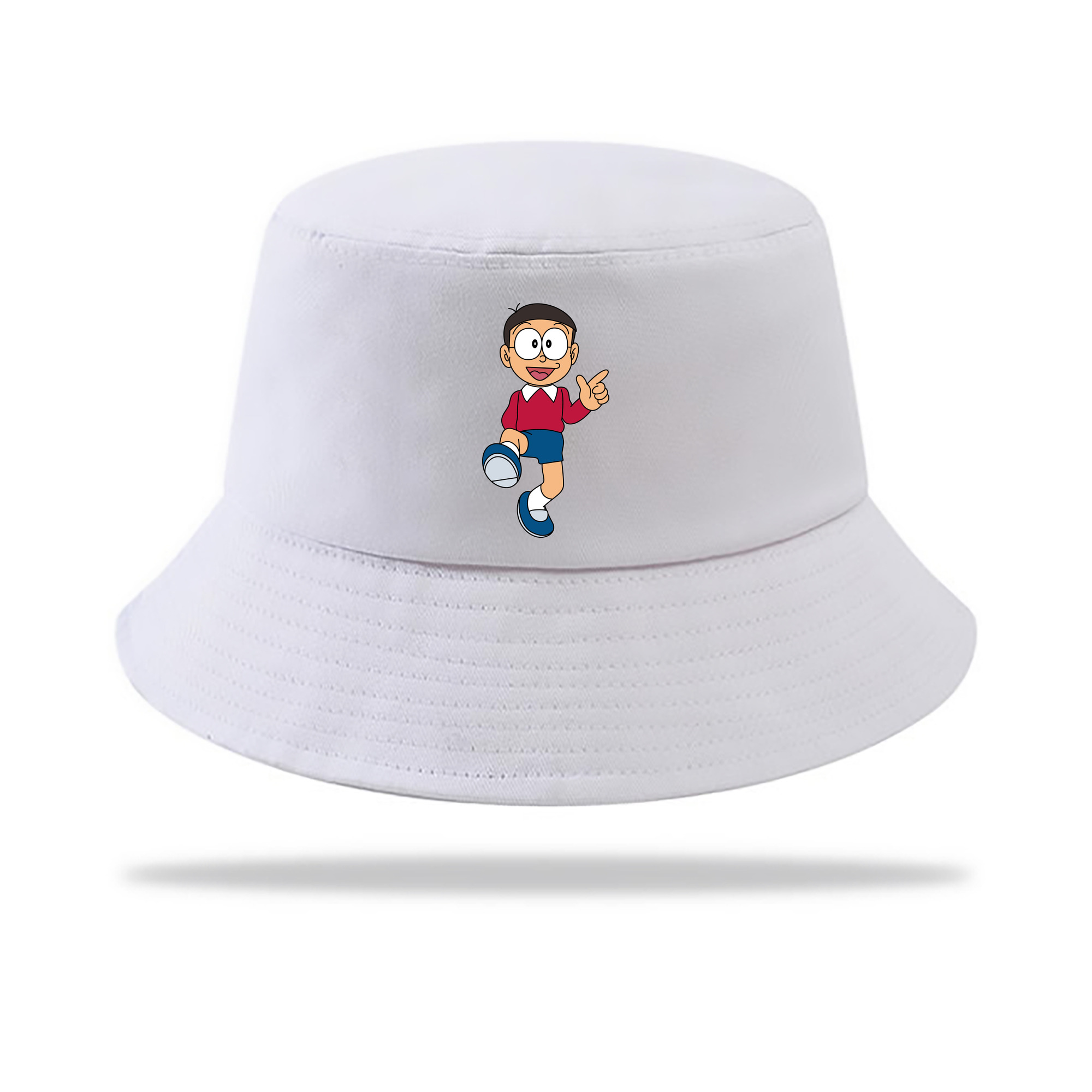 （画像用） ドラえもん 野比 のび太 Doraemon Nobita Nobi アウトドア日除けバケットハット