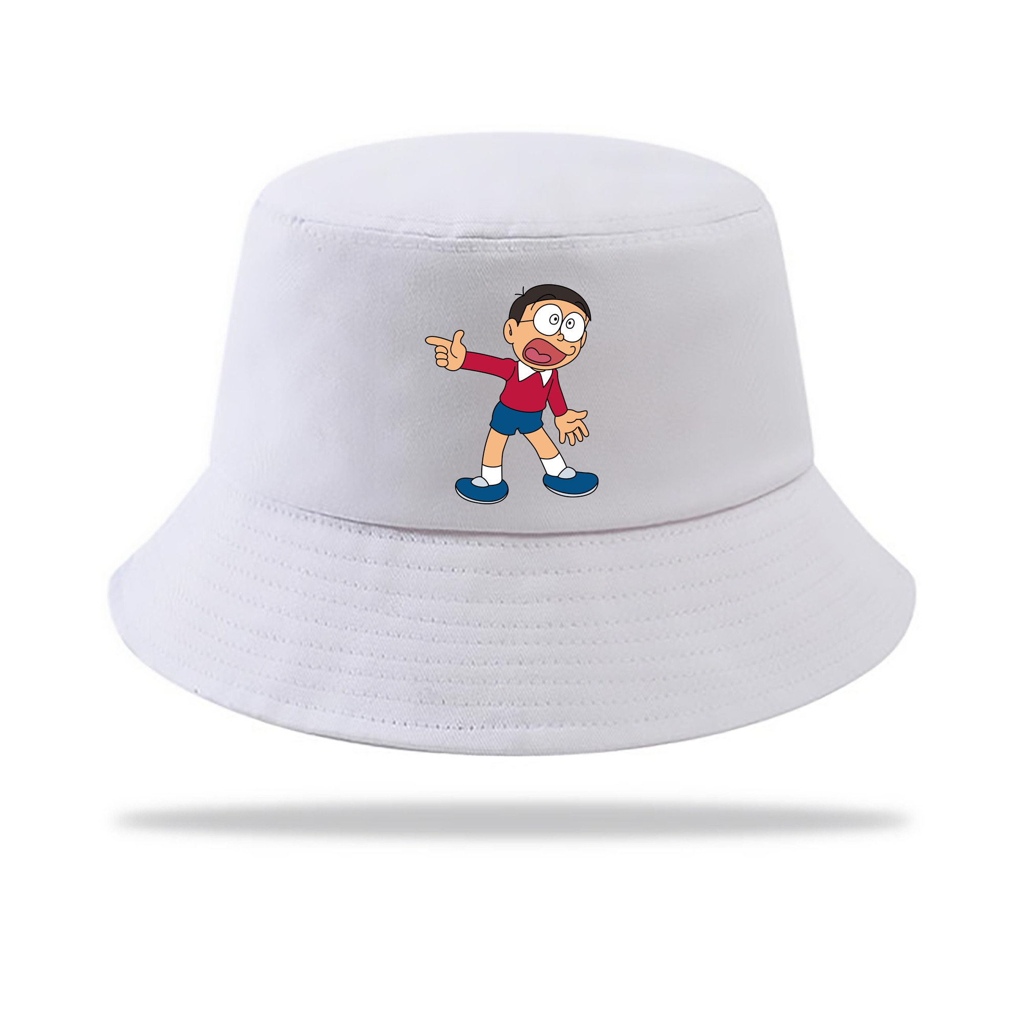 （画像用） ドラえもん 野比 のび太 Doraemon Nobita Nobi アウトドア日除けバケットハット