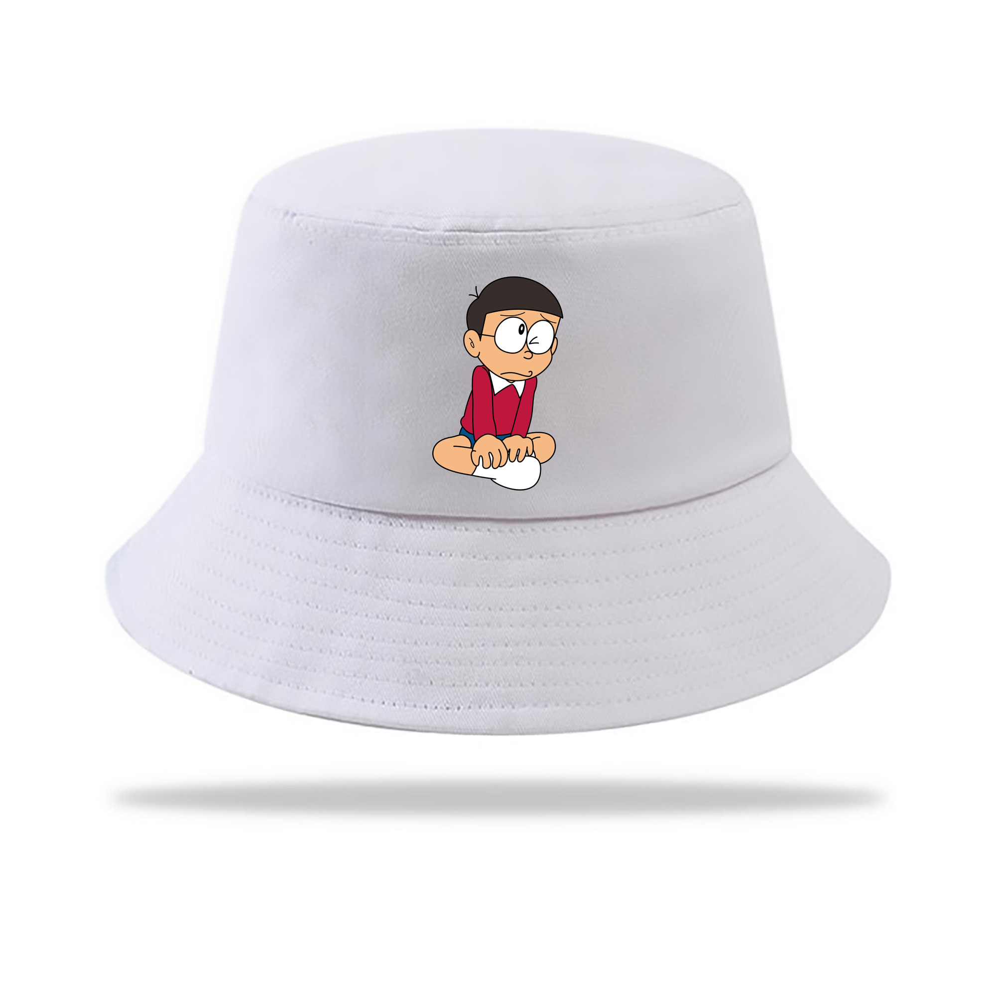 （画像用） ドラえもん 野比 のび太 Doraemon Nobita Nobi アウトドア日除けバケットハット
