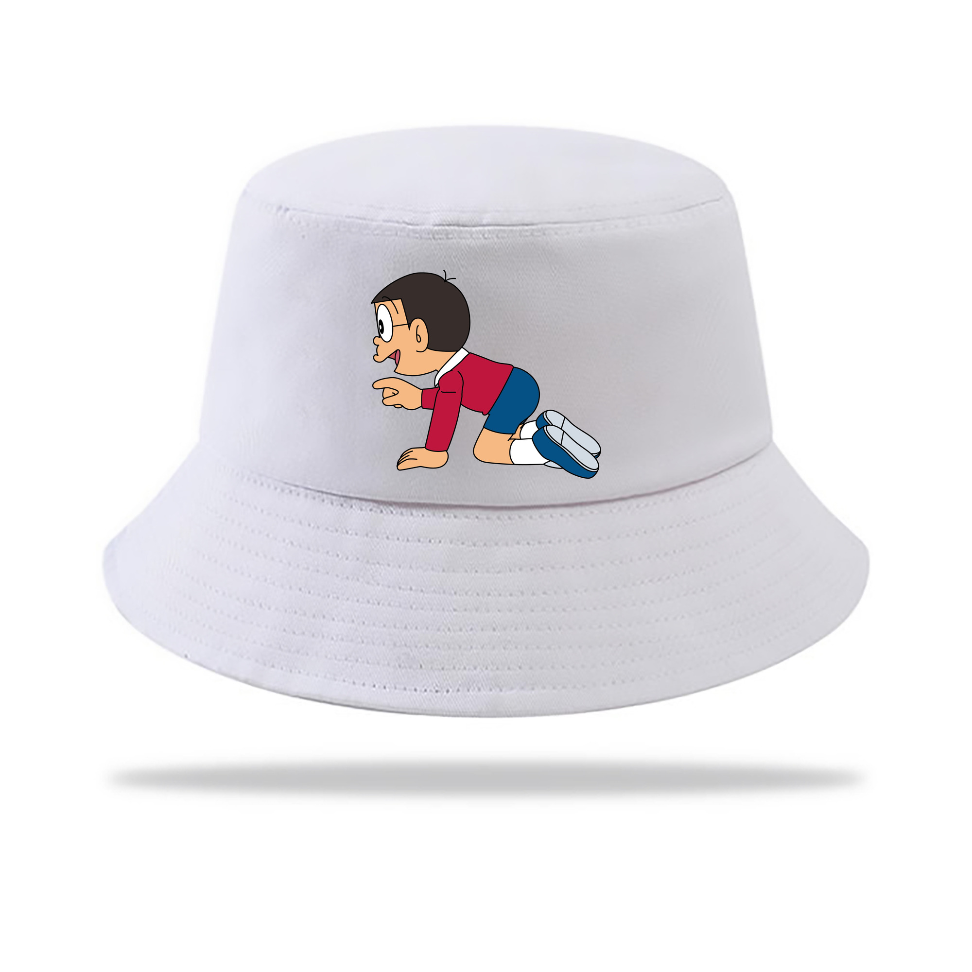 （画像用） ドラえもん 野比 のび太 Doraemon Nobita Nobi アウトドア日除けバケットハット