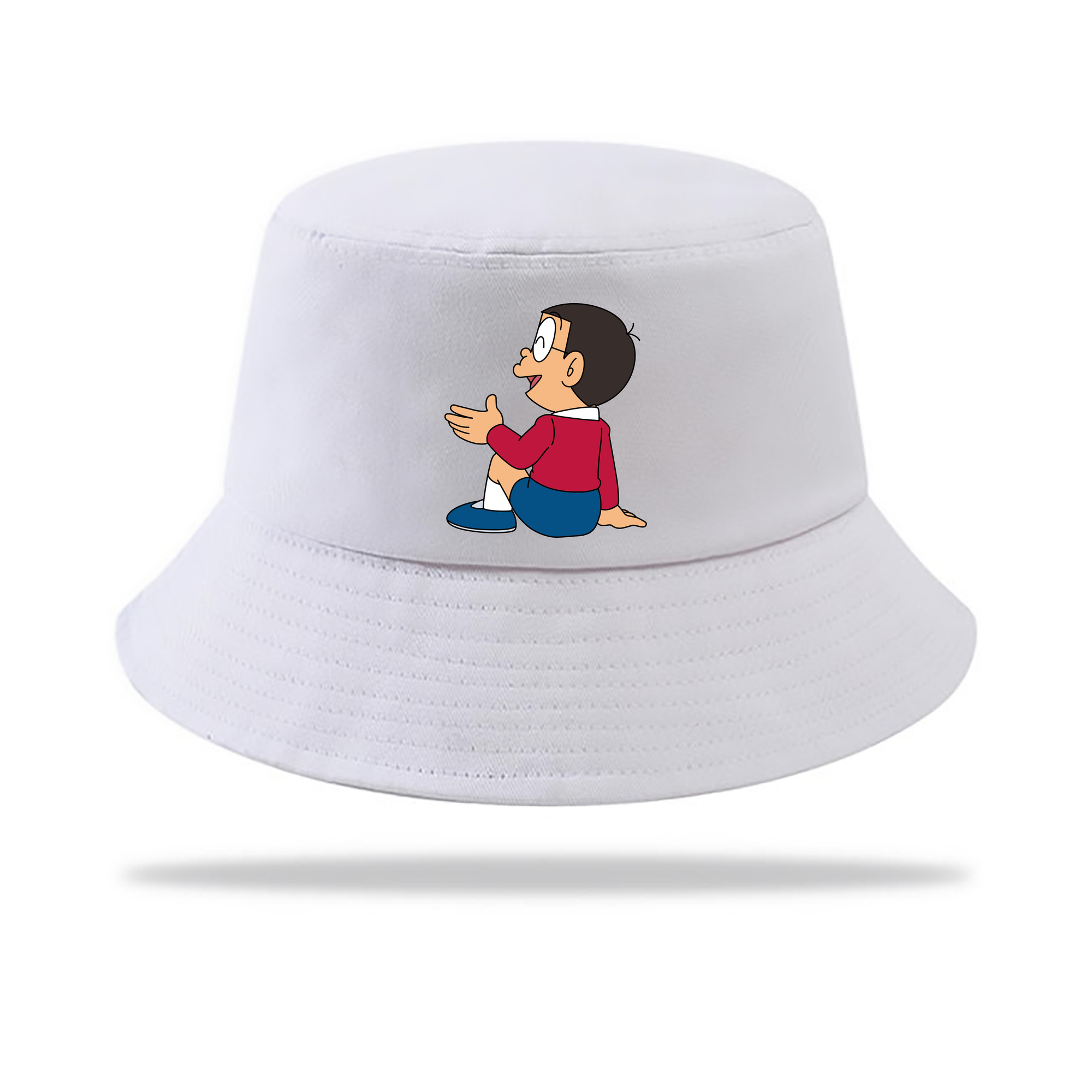 （画像用） ドラえもん 野比 のび太 Doraemon Nobita Nobi アウトドア日除けバケットハット