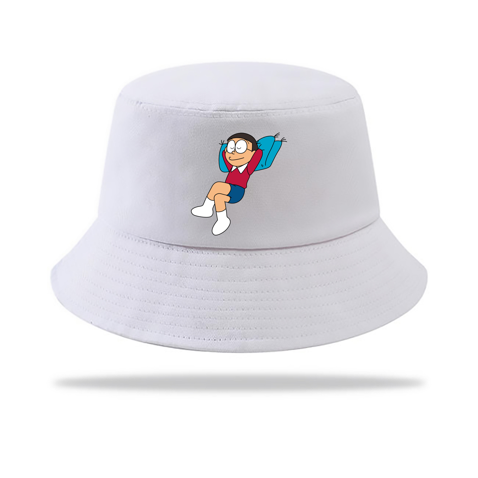 （画像用） ドラえもん 野比 のび太 Doraemon Nobita Nobi アウトドア日除けバケットハット