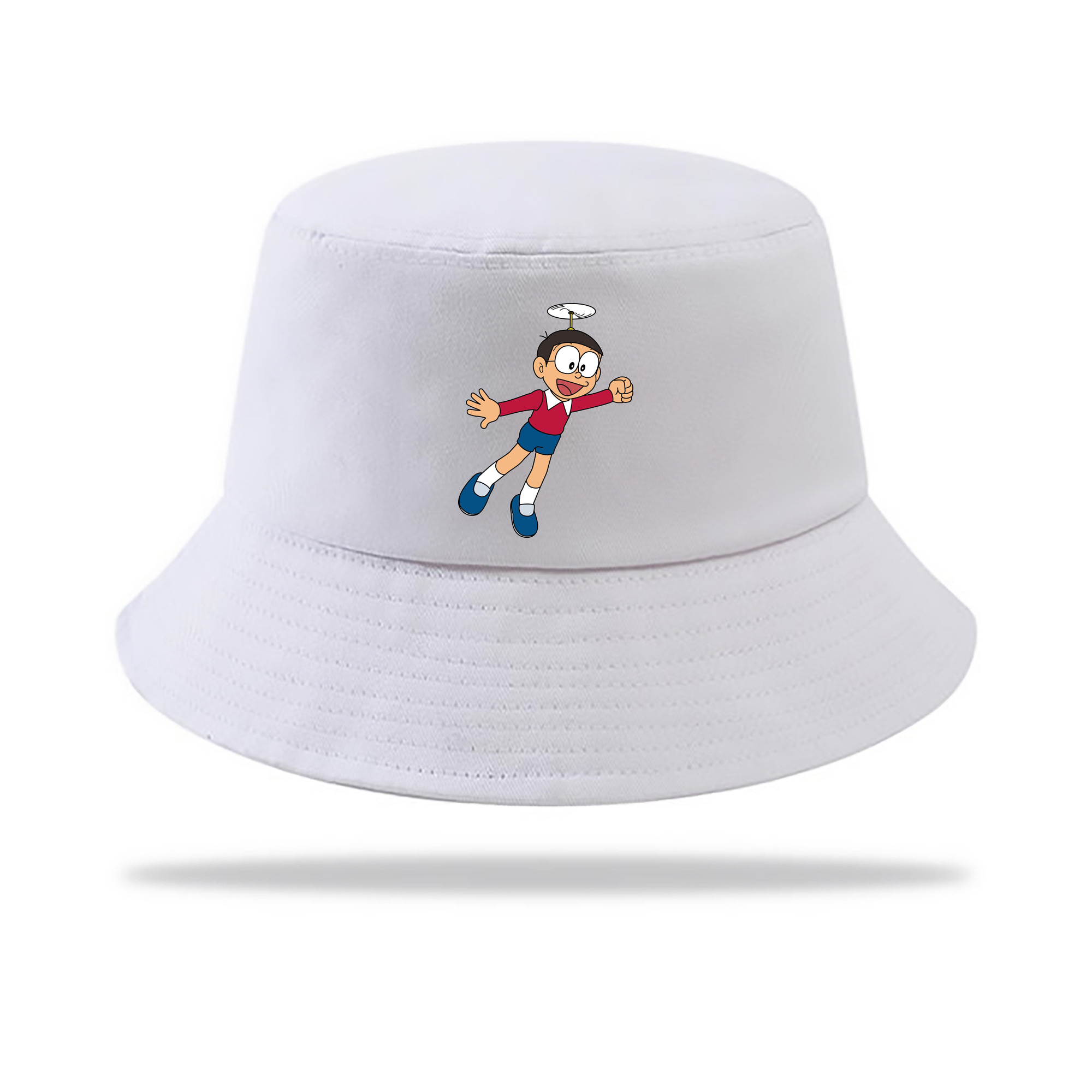 （画像用） ドラえもん 野比 のび太 Doraemon Nobita Nobi アウトドア日除けバケットハット