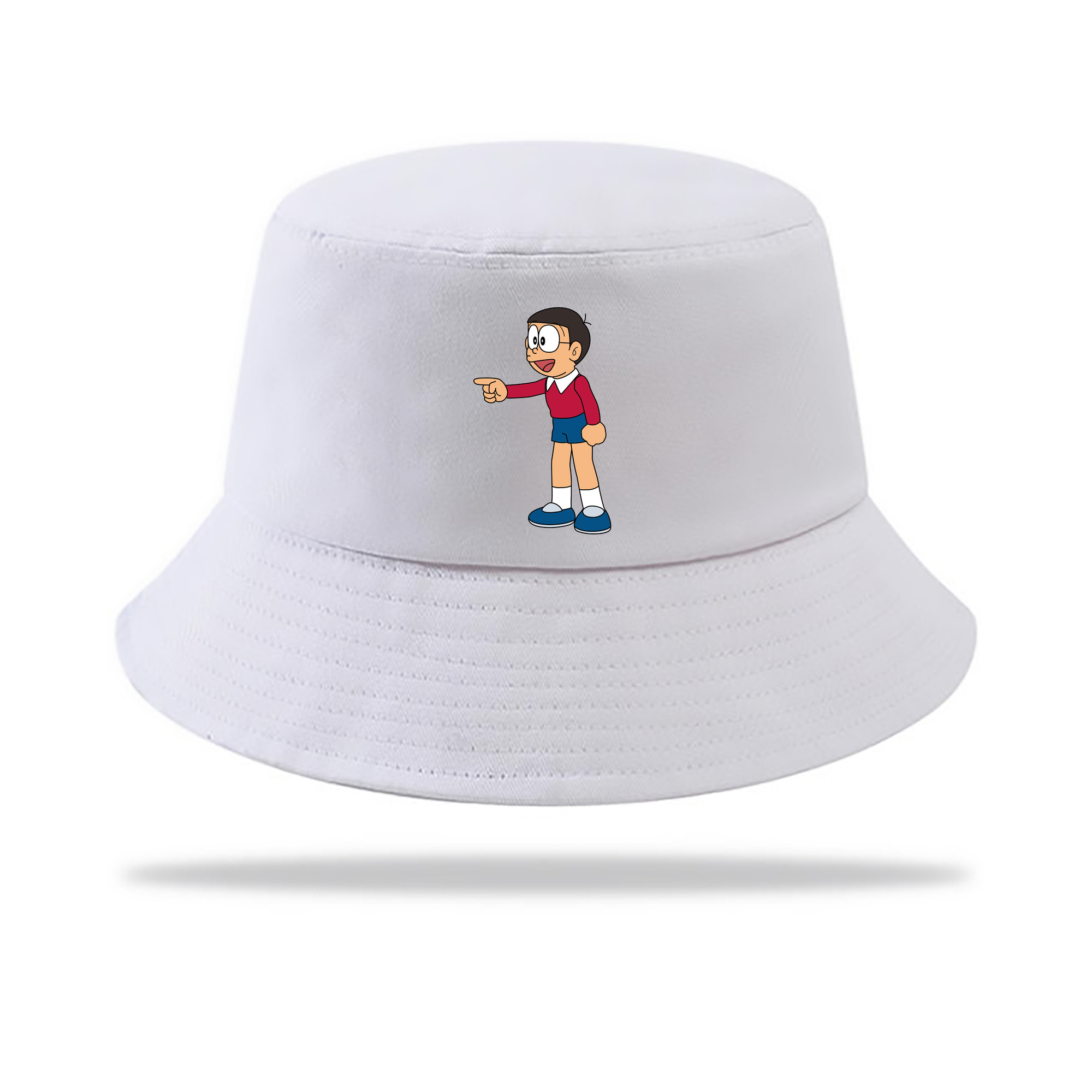 （画像用） ドラえもん 野比 のび太 Doraemon Nobita Nobi アウトドア日除けバケットハット