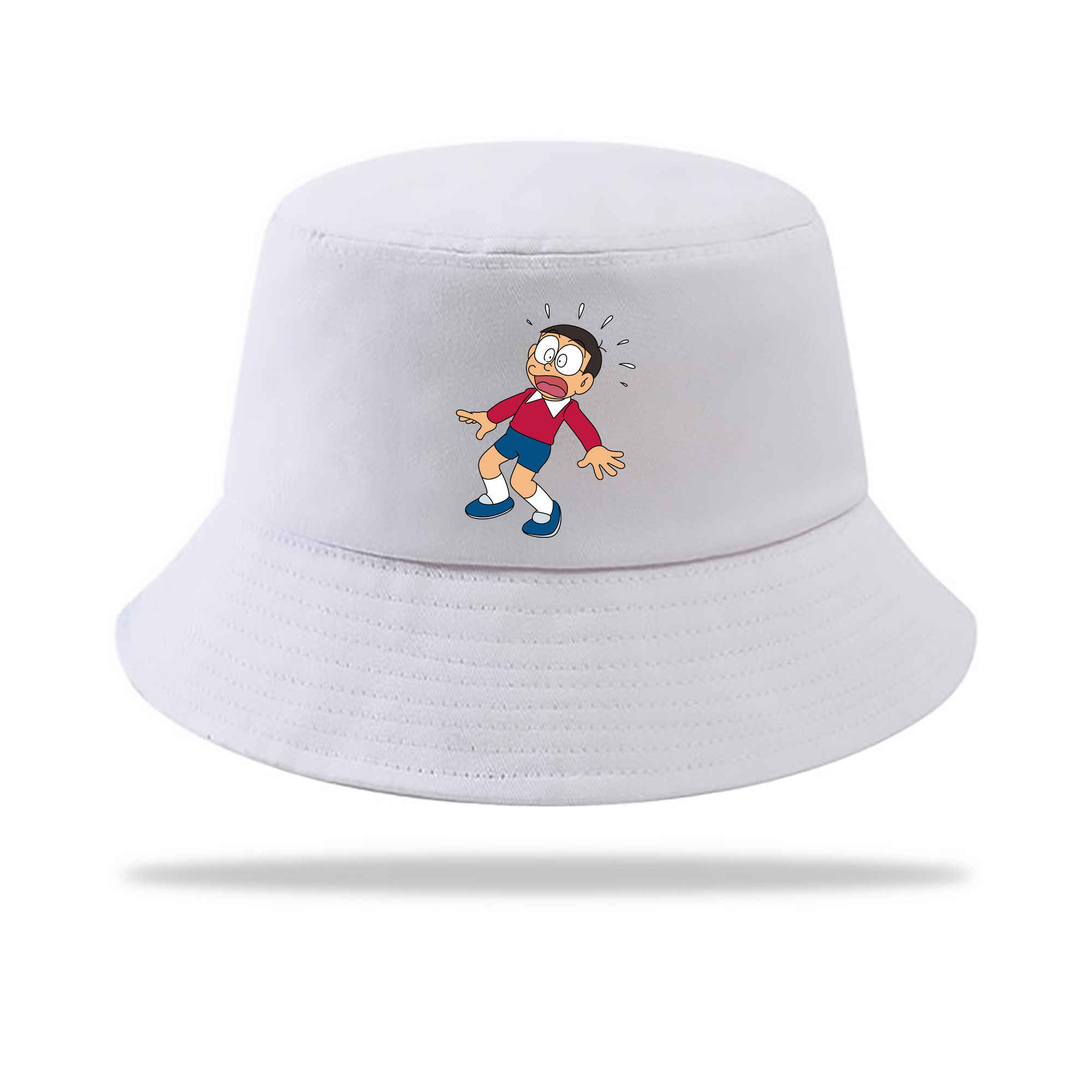（画像用） ドラえもん 野比 のび太 Doraemon Nobita Nobi アウトドア日除けバケットハット