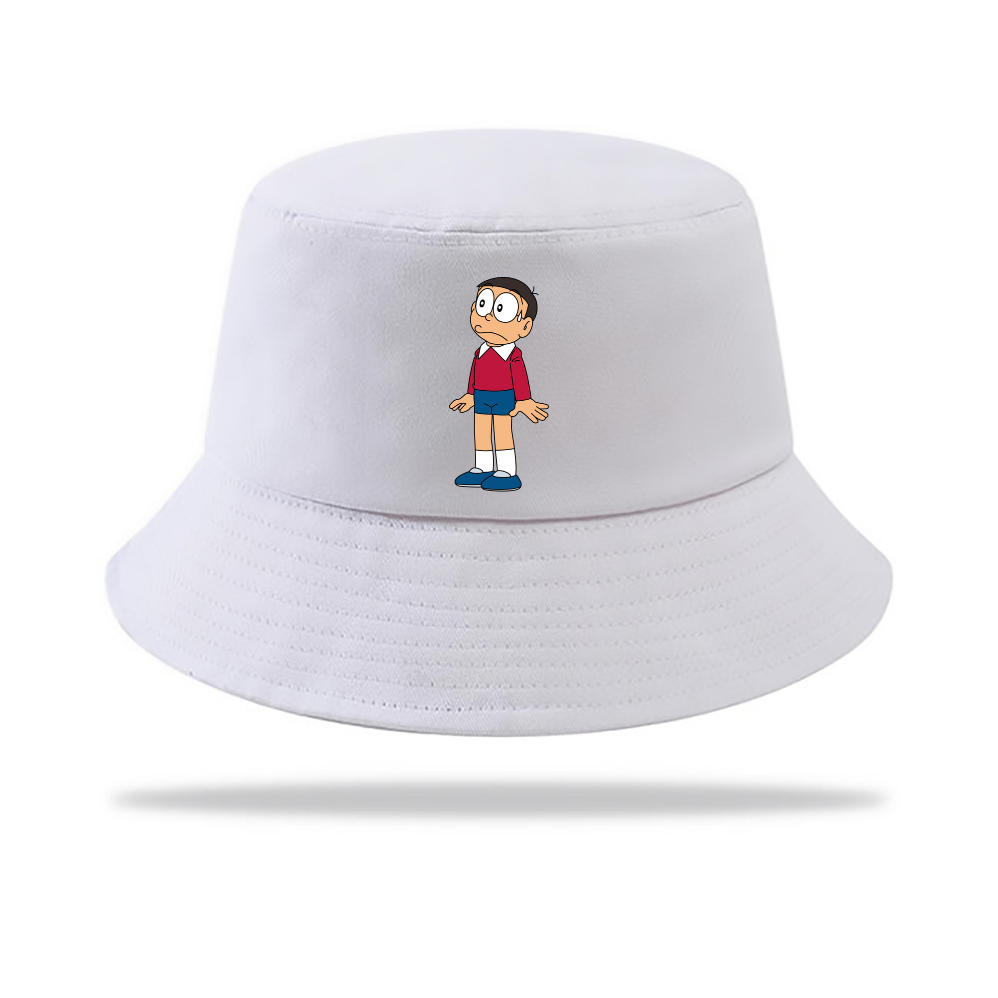 （画像用） ドラえもん 野比 のび太 Doraemon Nobita Nobi アウトドア日除けバケットハット