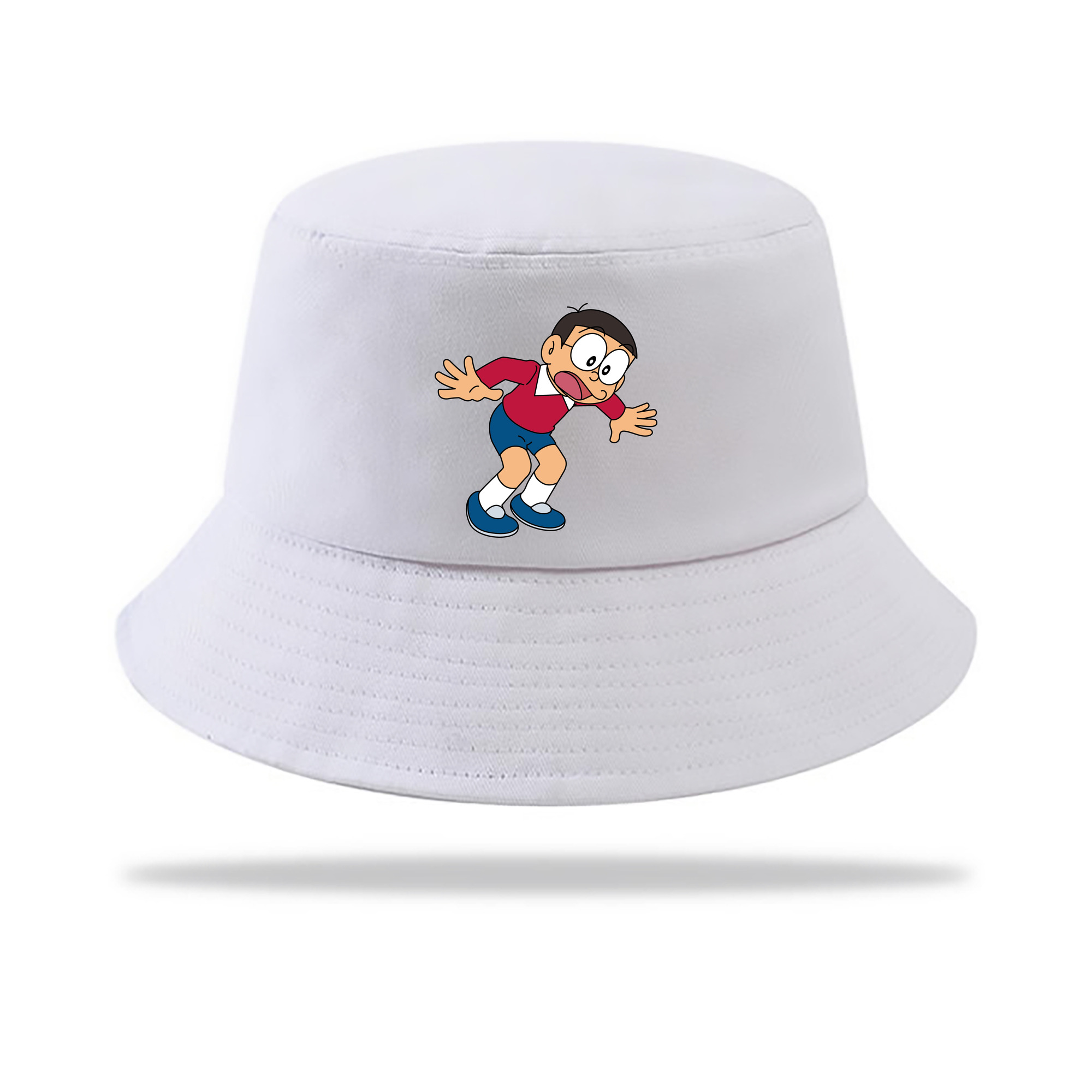 （画像用） ドラえもん 野比 のび太 Doraemon Nobita Nobi アウトドア日除けバケットハット