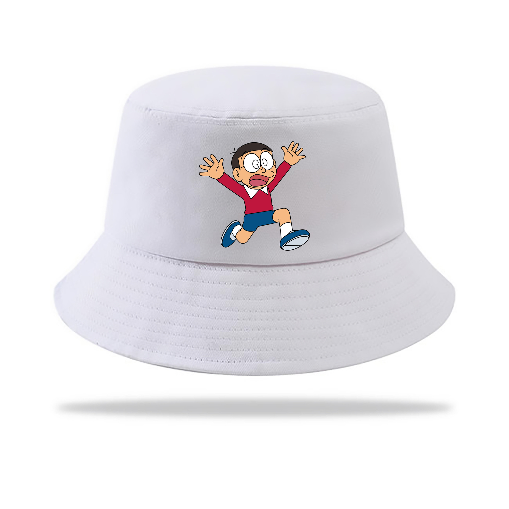 （画像用） ドラえもん 野比 のび太 Doraemon Nobita Nobi アウトドア日除けバケットハット